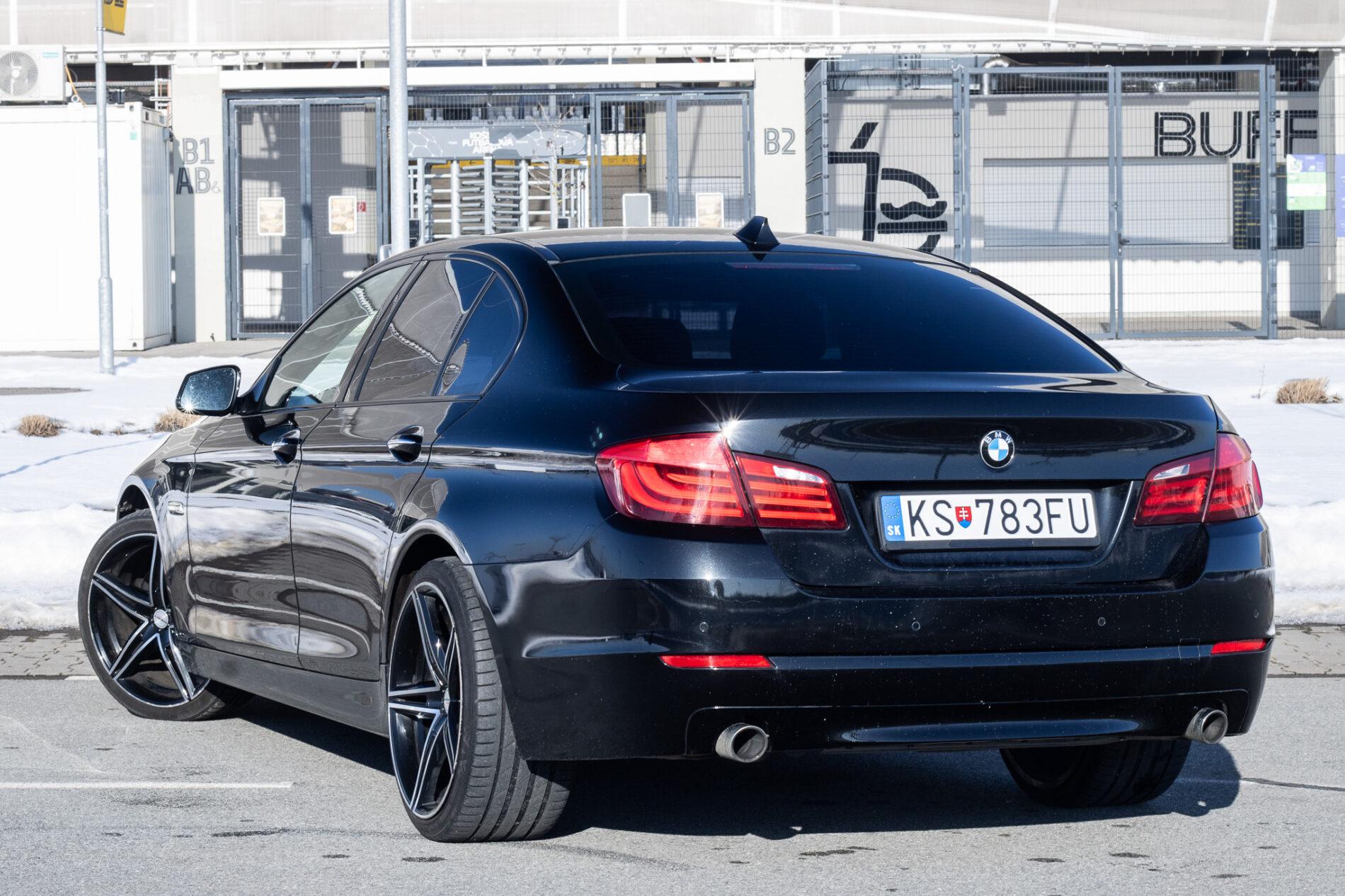 2012 BMW 535d, černá sedan, 303 563 km