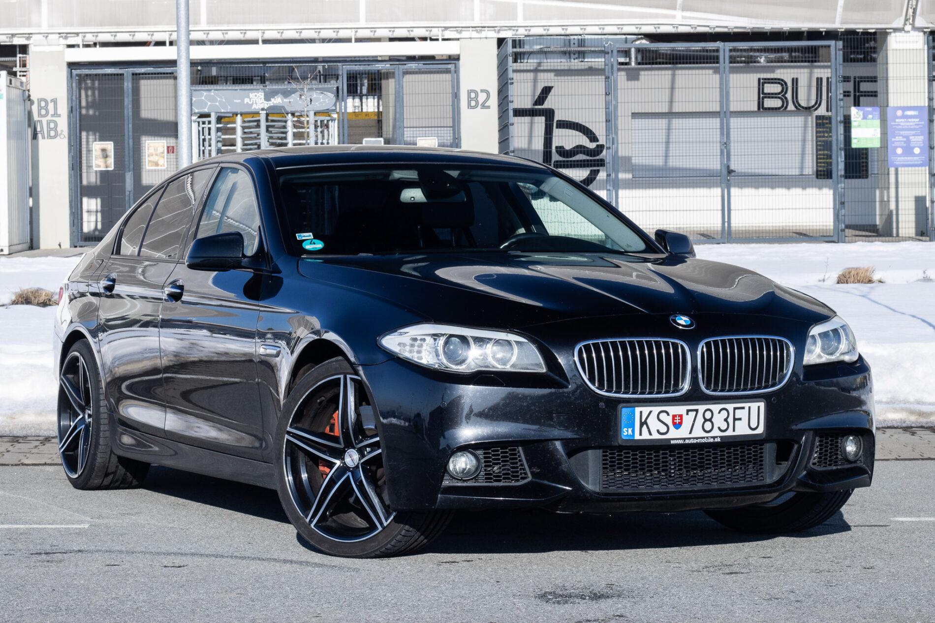 2012 BMW 535d, černá sedan, 303 563 km