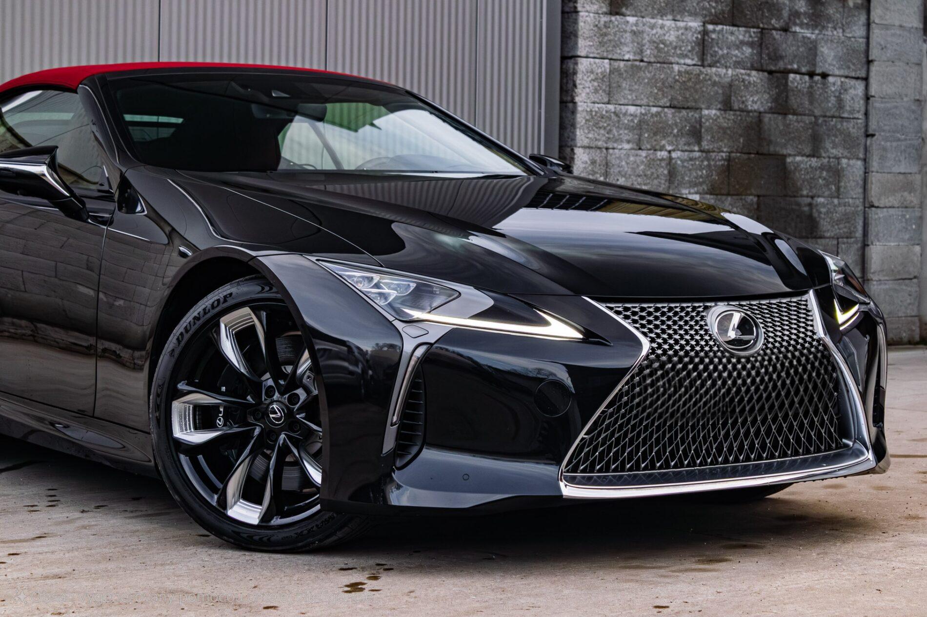 2024 Lexus LC 500, černá kabriolet, 67 km