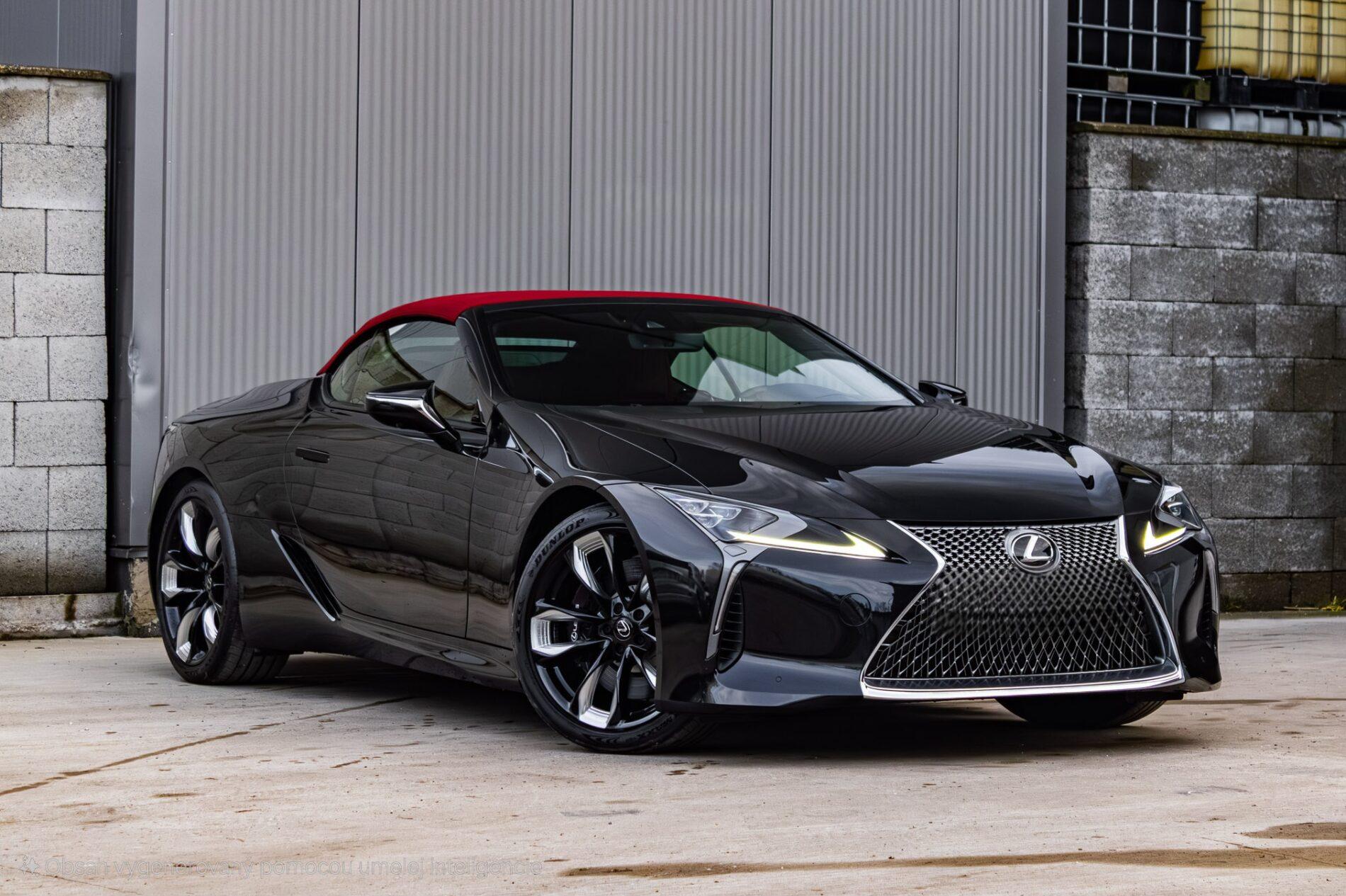 2024 Lexus LC 500, černá kabriolet, 67 km