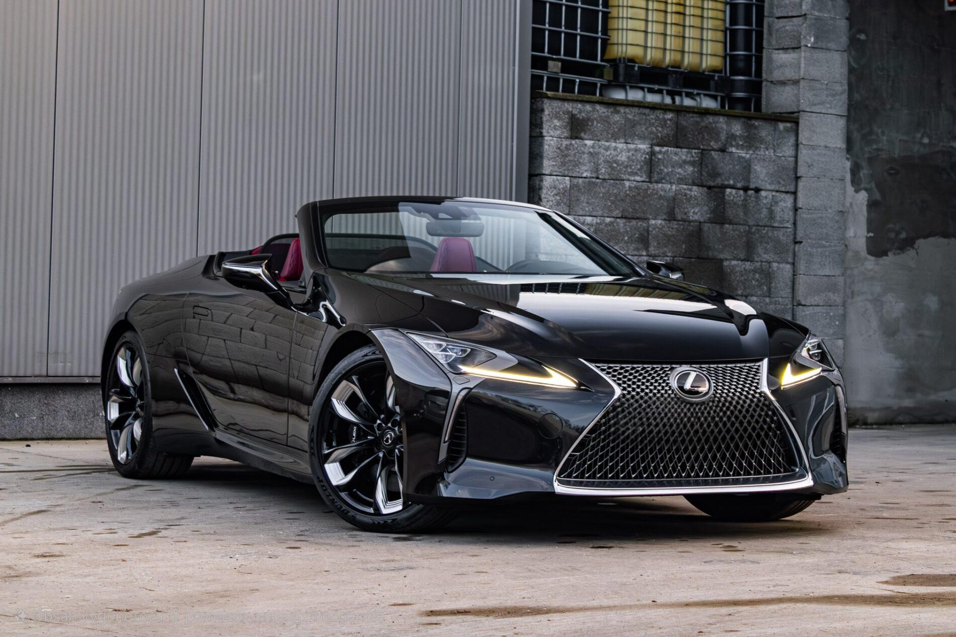 2024 Lexus LC 500, černá kabriolet, 67 km