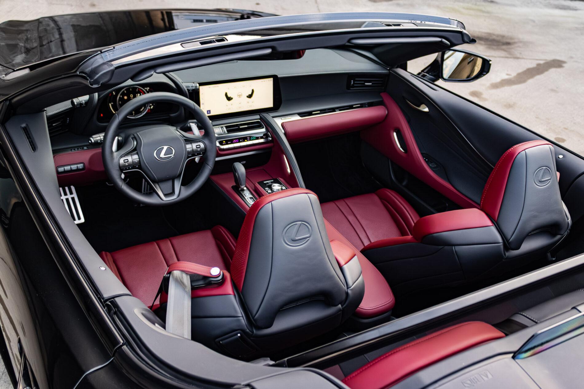 2024 Lexus LC 500, černá kabriolet, 67 km