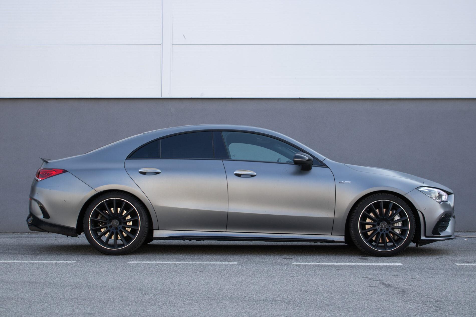 2019 Mercedes-Benz CLA 35 AMG, šedá kupé, 100 867 km