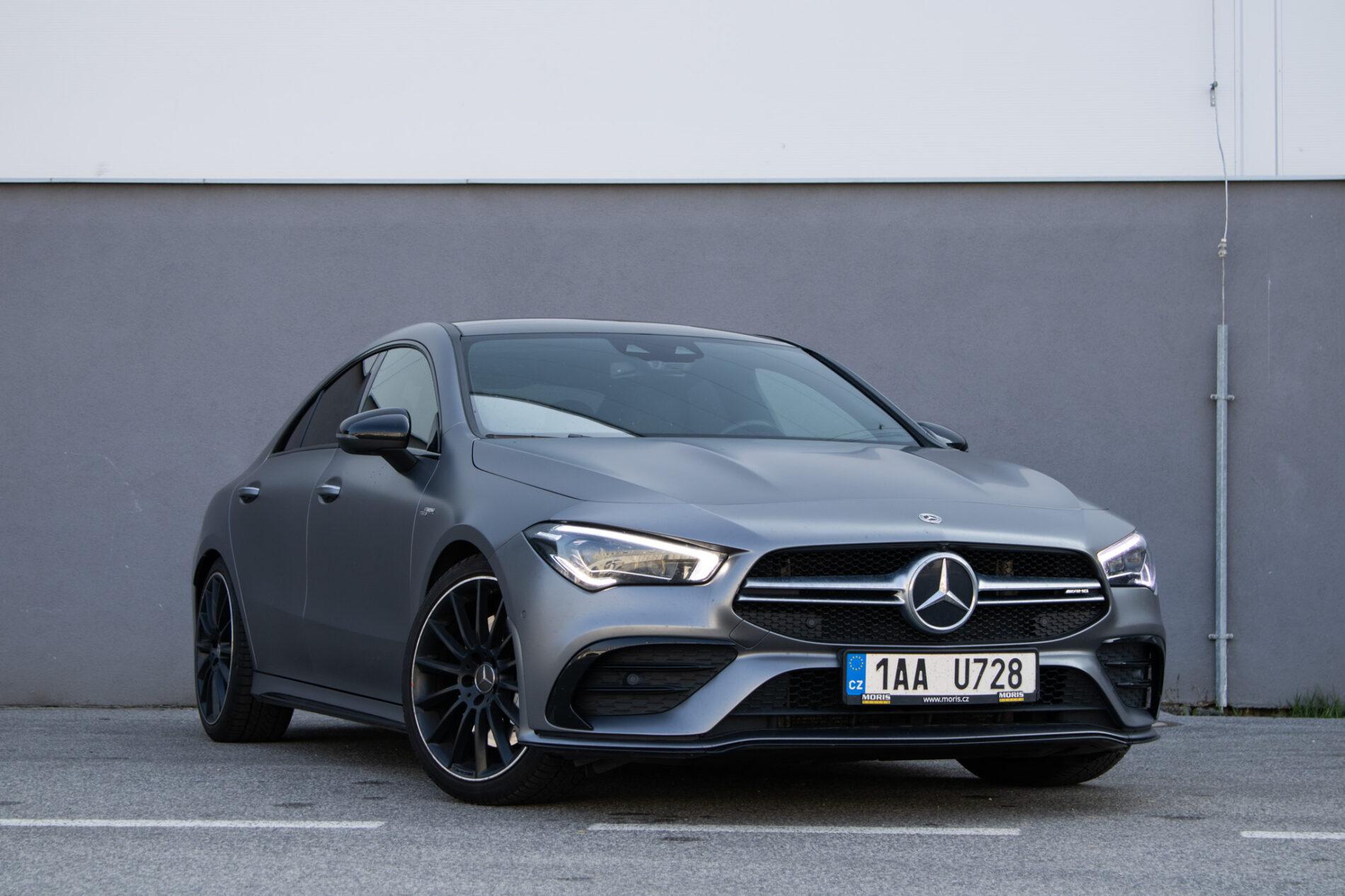 2019 Mercedes-Benz CLA 35 AMG, šedá kupé, 100 867 km