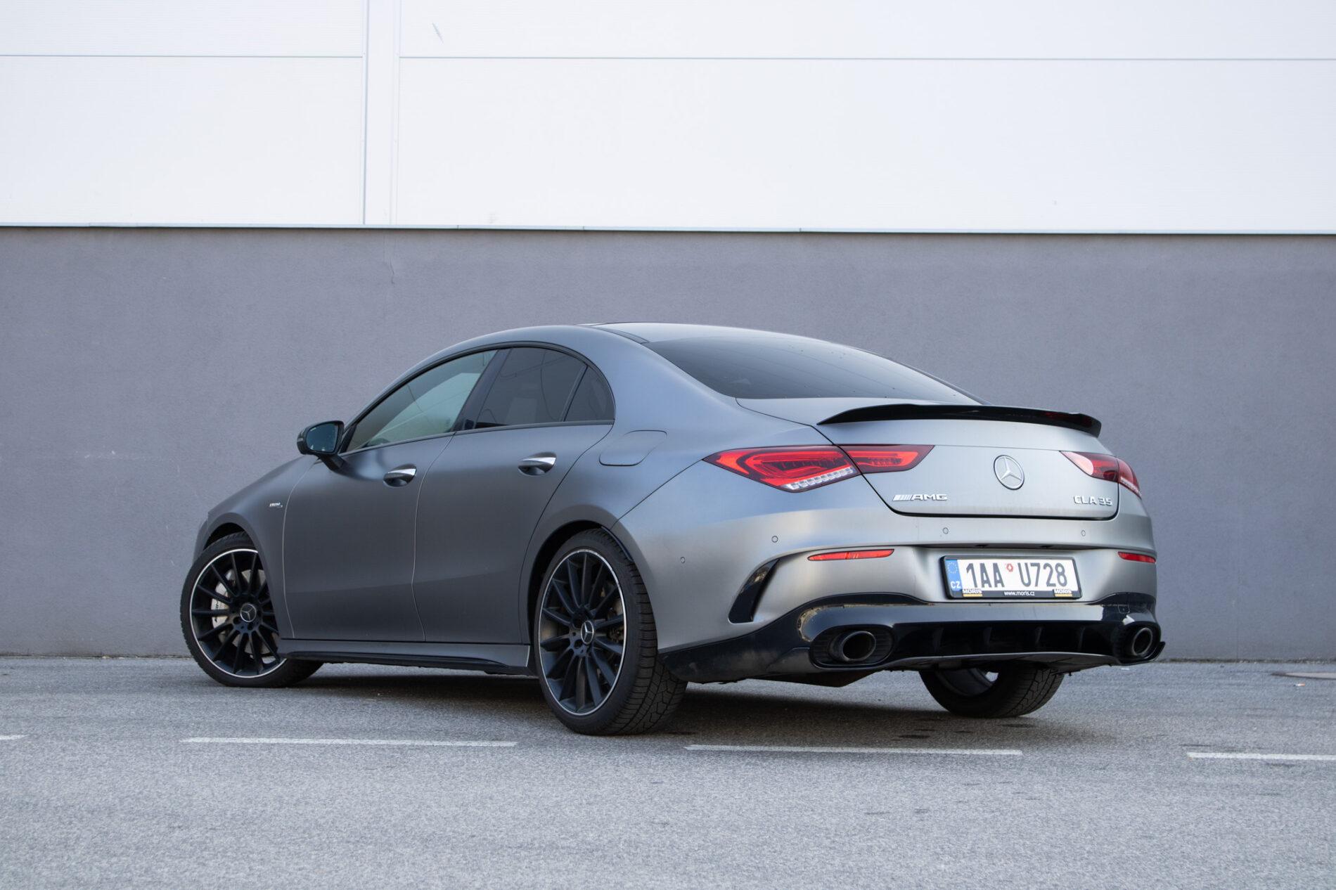 2019 Mercedes-Benz CLA 35 AMG, šedá kupé, 100 867 km