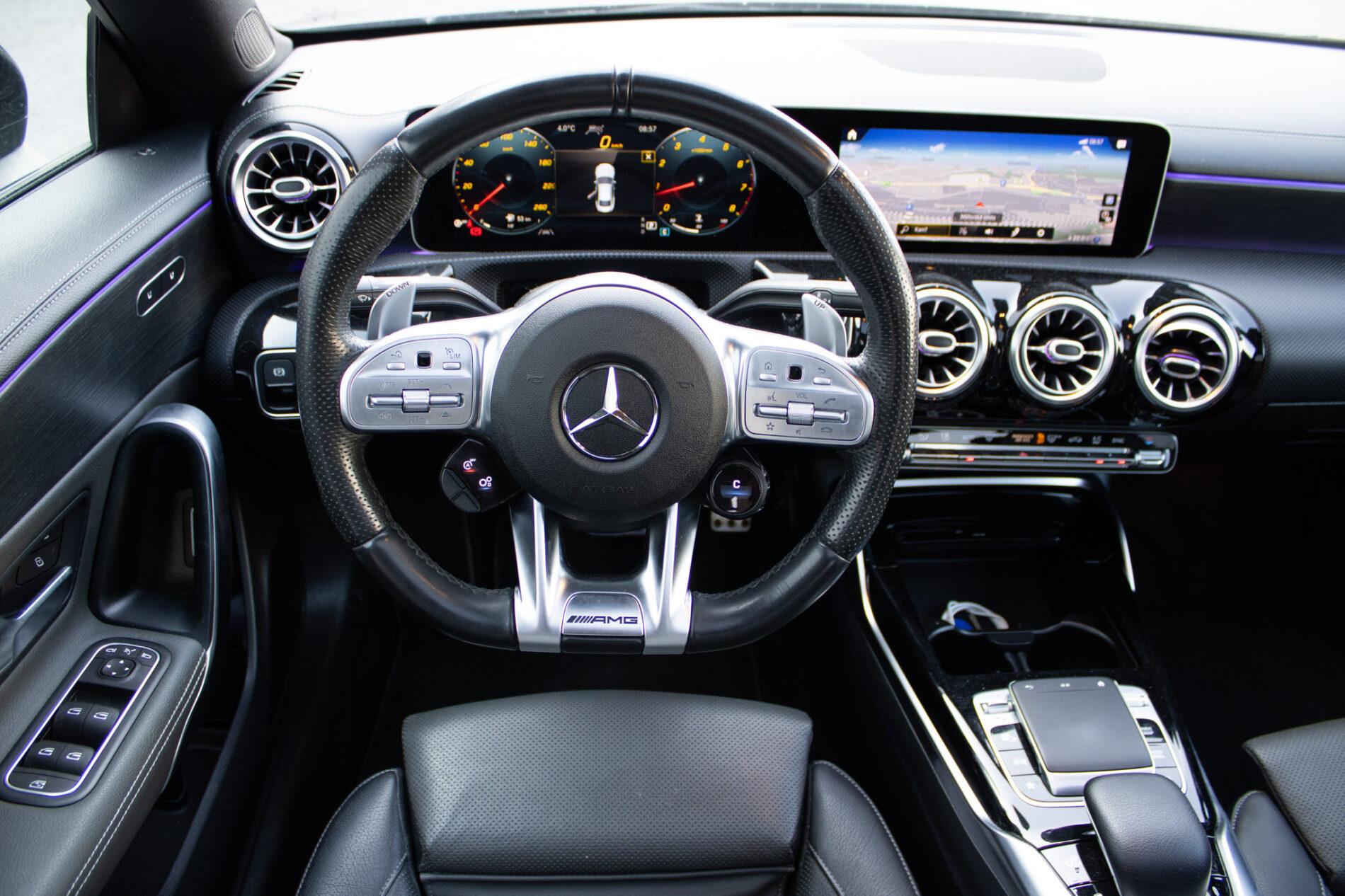2019 Mercedes-Benz CLA 35 AMG, šedá kupé, 100 867 km