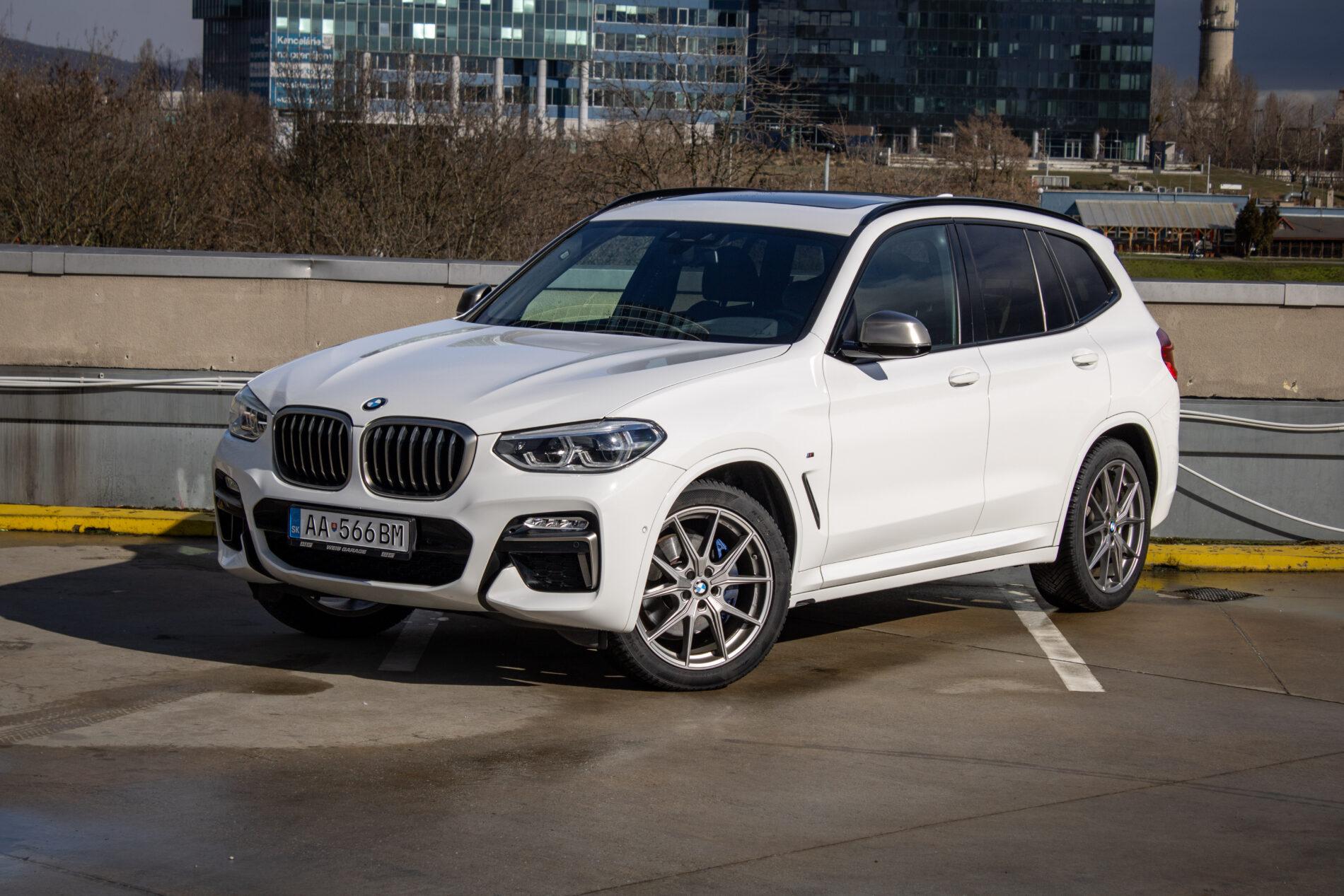 2019 BMW X3 M40i, bílá suv, 142 191 km