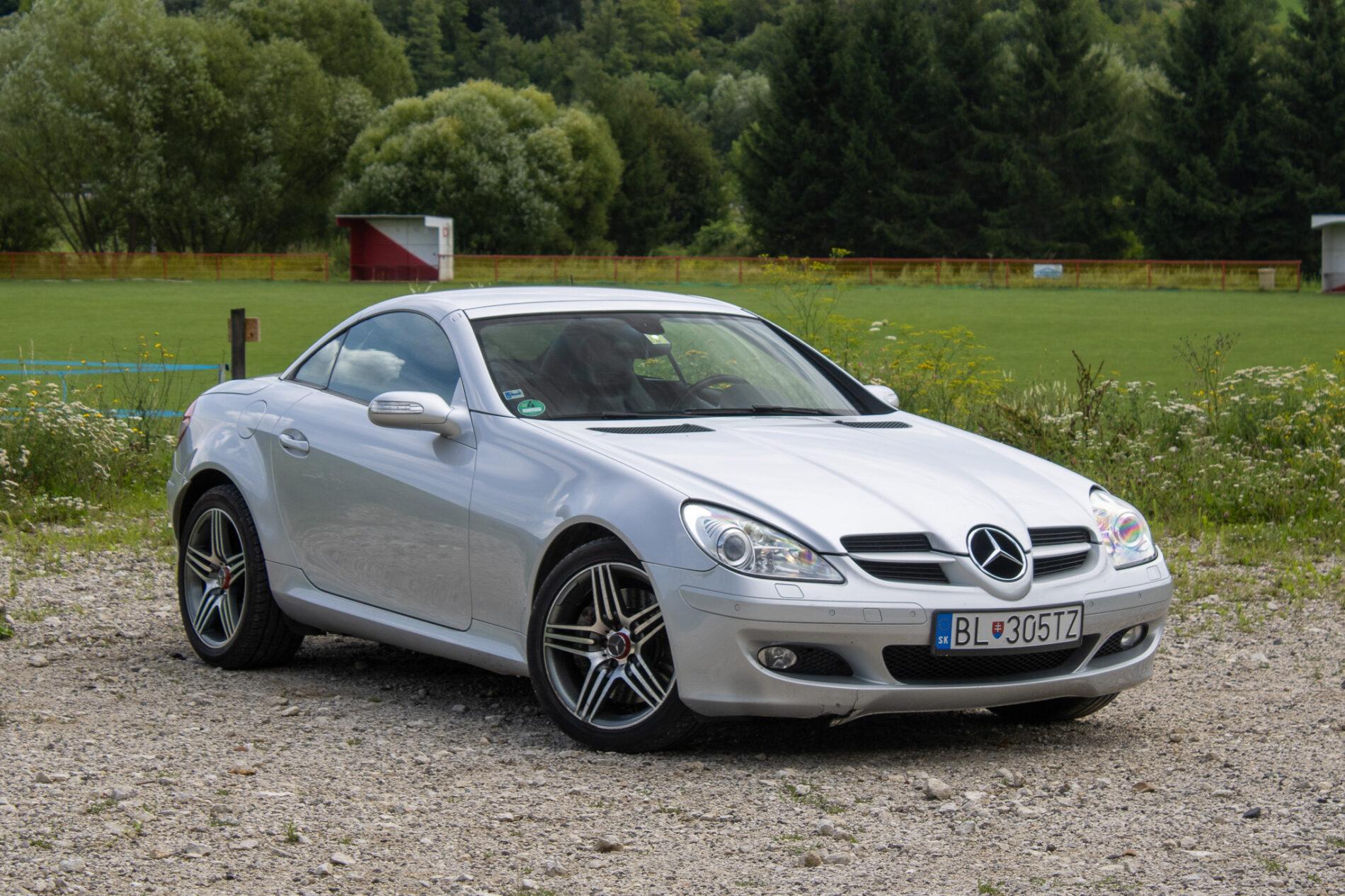 2004 Mercedes-Benz SLK 350, šedá kabriolet, 226 941 km