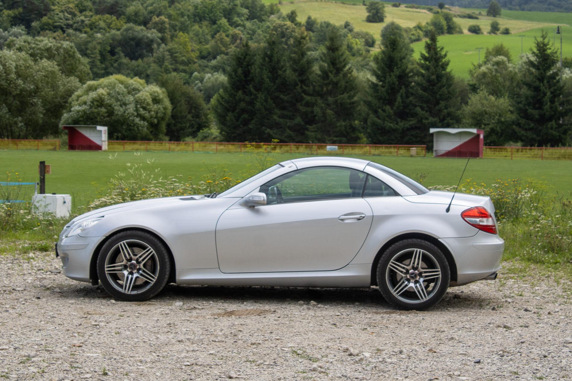 2004 Mercedes-Benz SLK 350, šedá kabriolet, 226 941 km