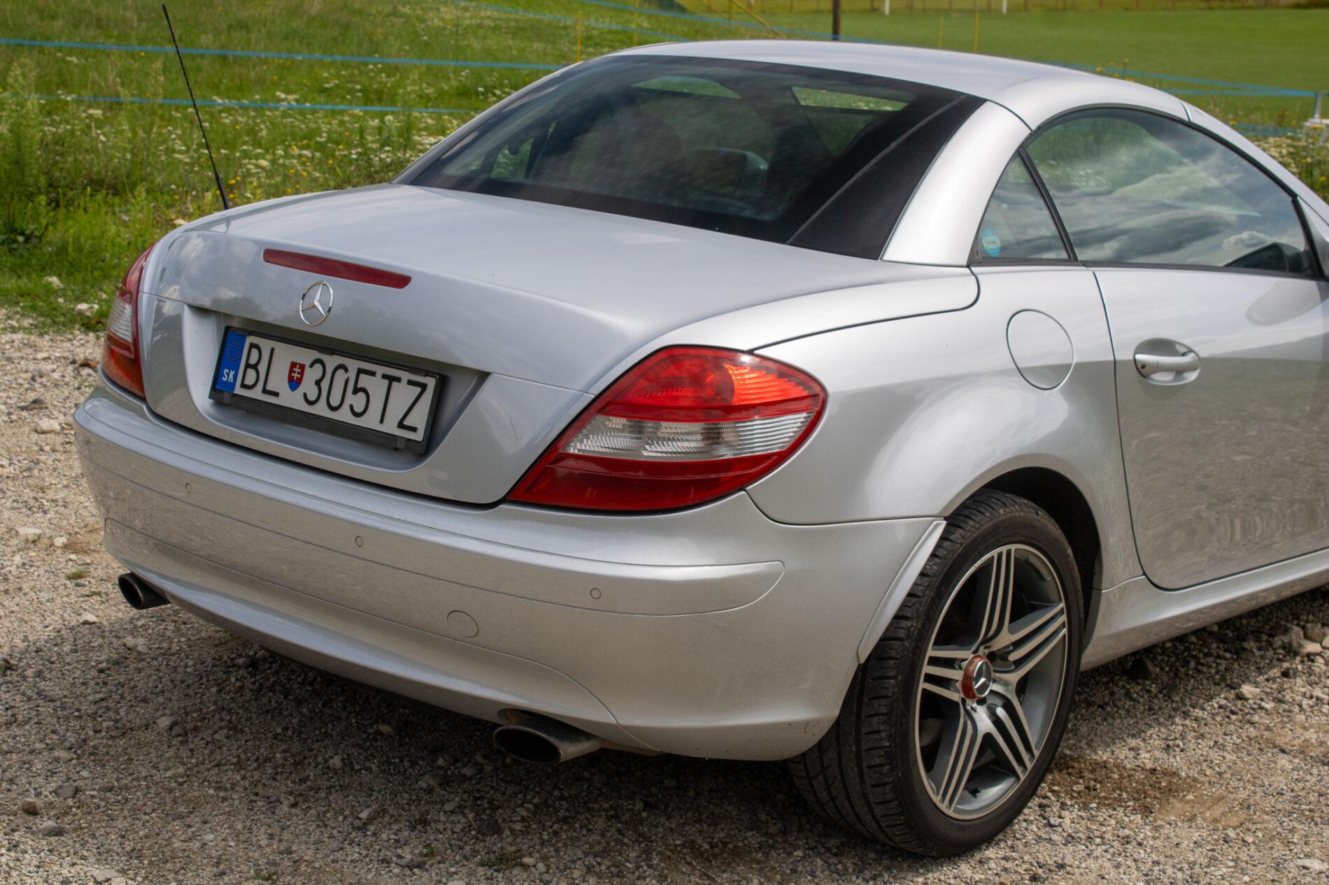 2004 Mercedes-Benz SLK 350, šedá kabriolet, 226 941 km