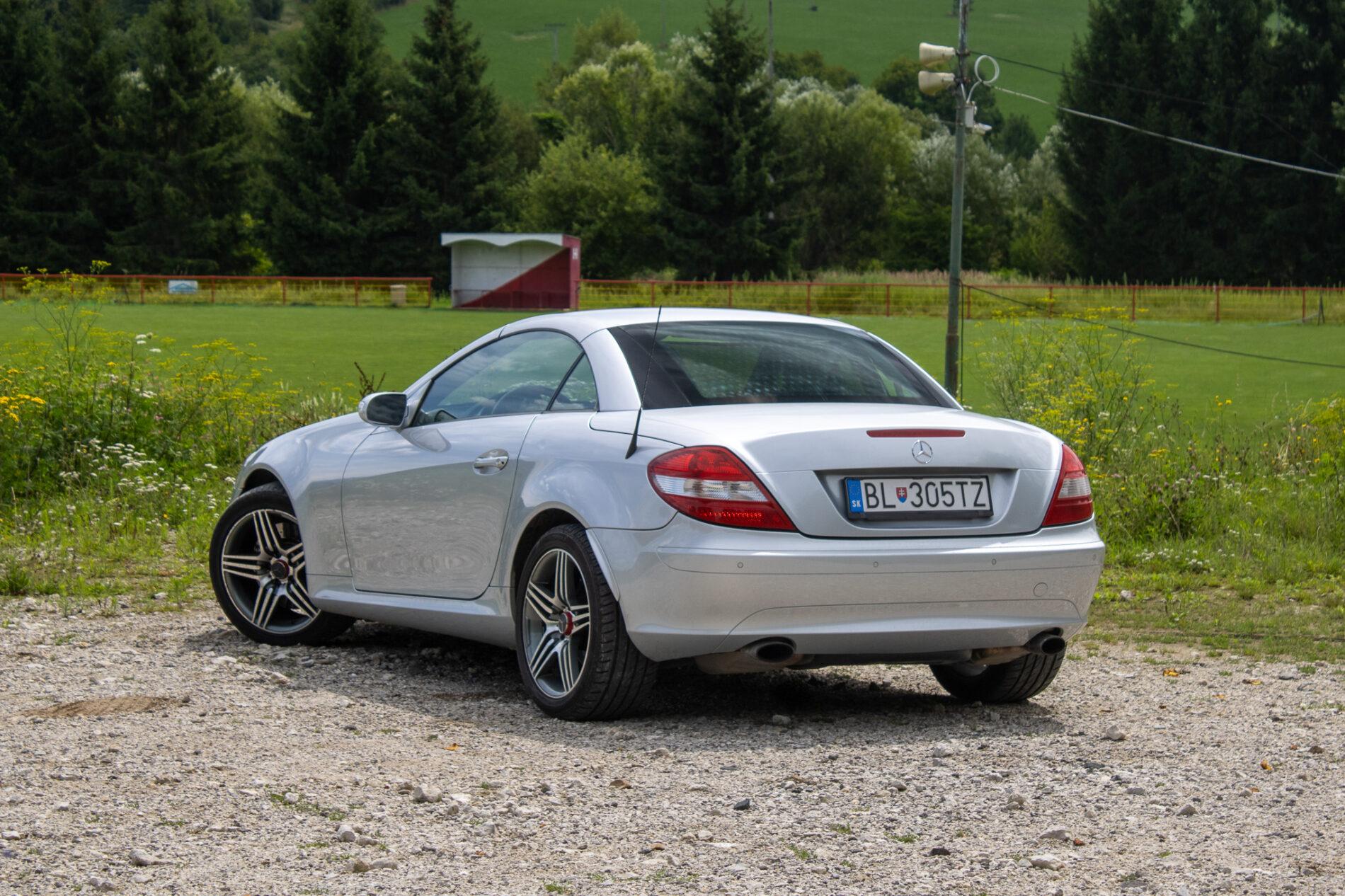 2004 Mercedes-Benz SLK 350, šedá kabriolet, 226 941 km