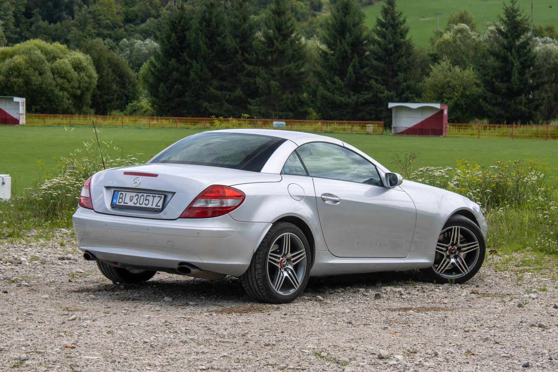 2004 Mercedes-Benz SLK 350, šedá kabriolet, 226 941 km