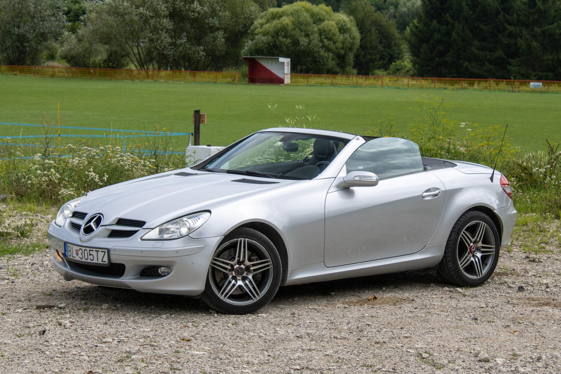 2004 Mercedes-Benz SLK 350, šedá kabriolet, 226 941 km