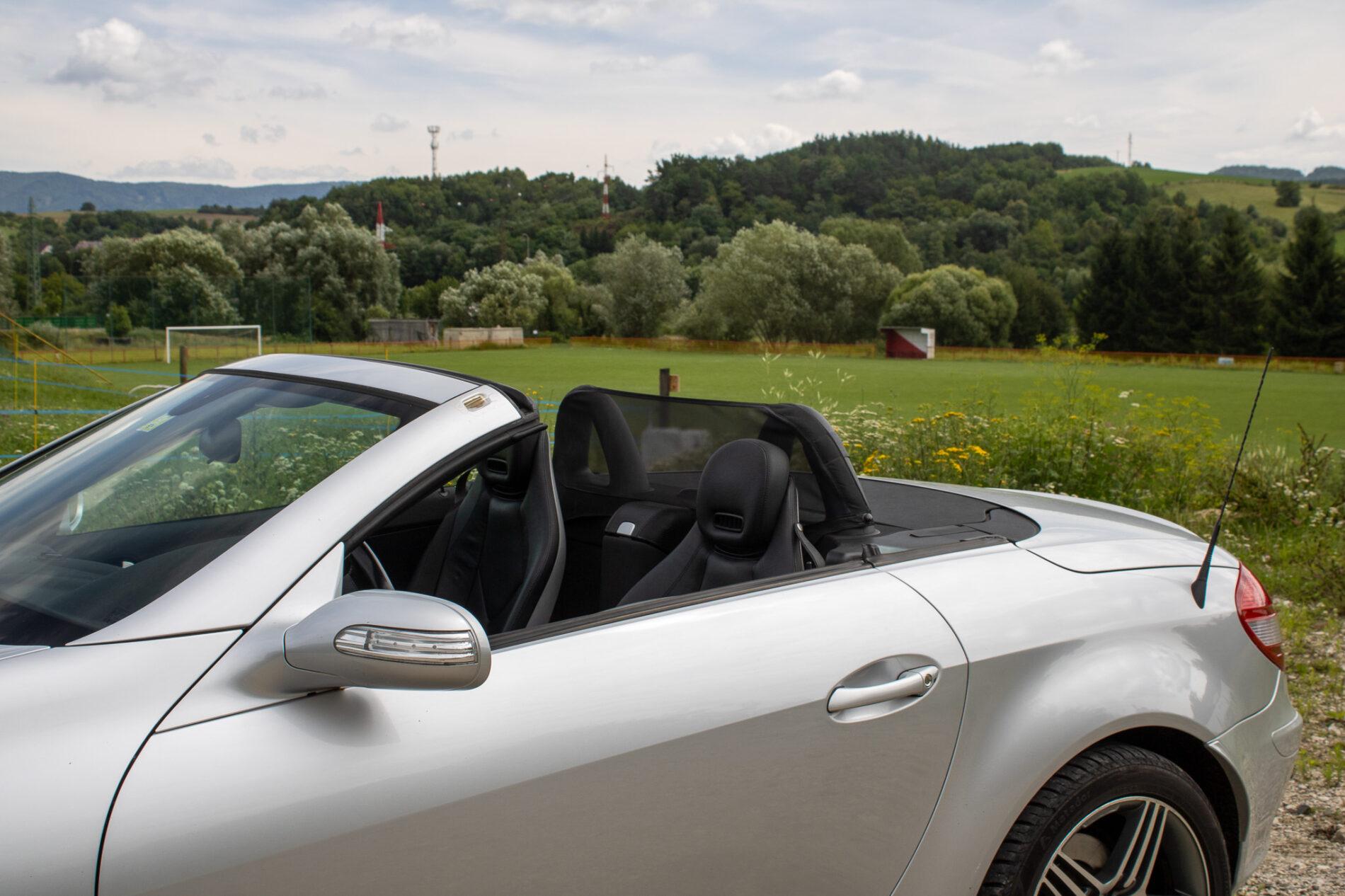 2004 Mercedes-Benz SLK 350, šedá kabriolet, 226 941 km
