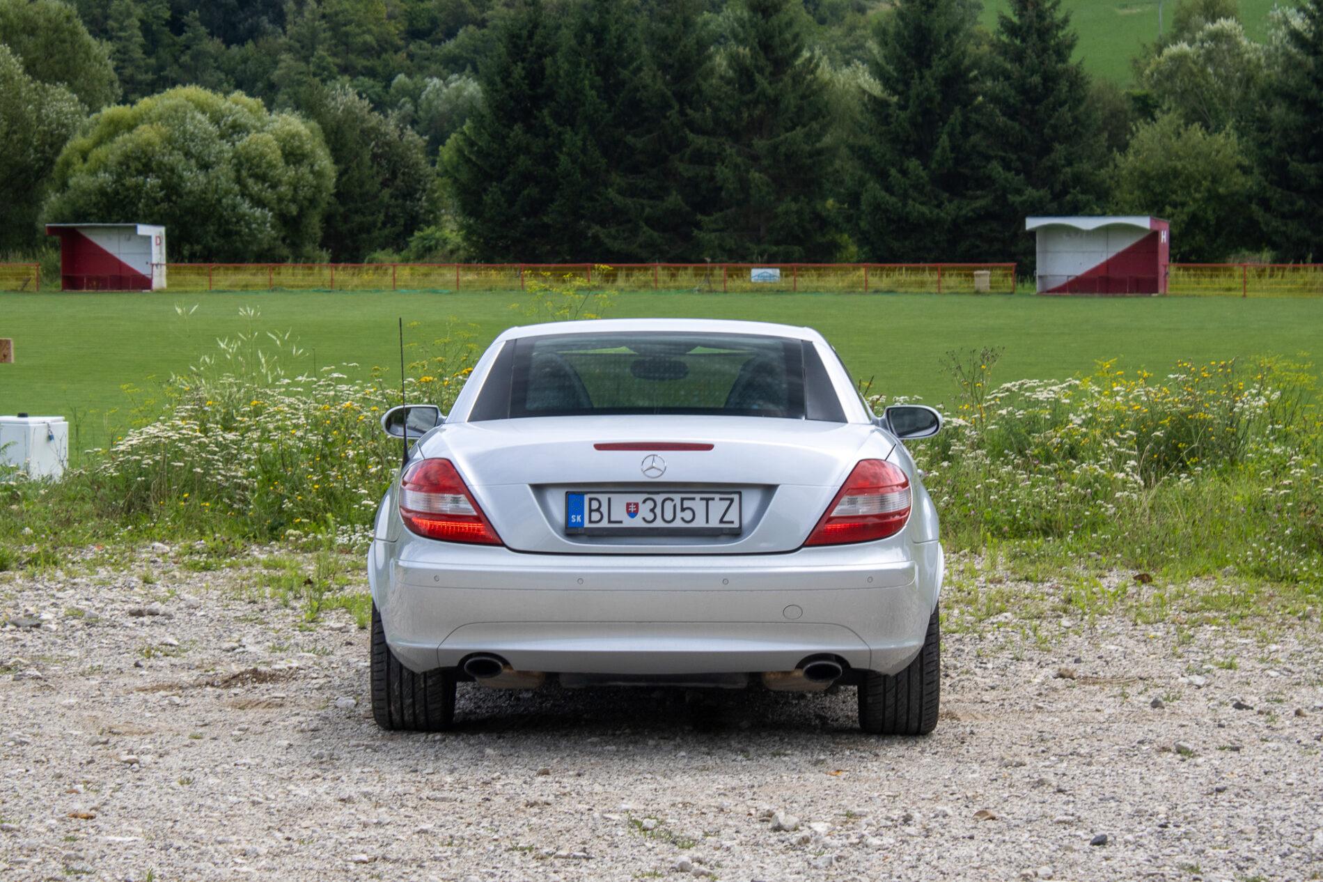 2004 Mercedes-Benz SLK 350, šedá kabriolet, 226 941 km