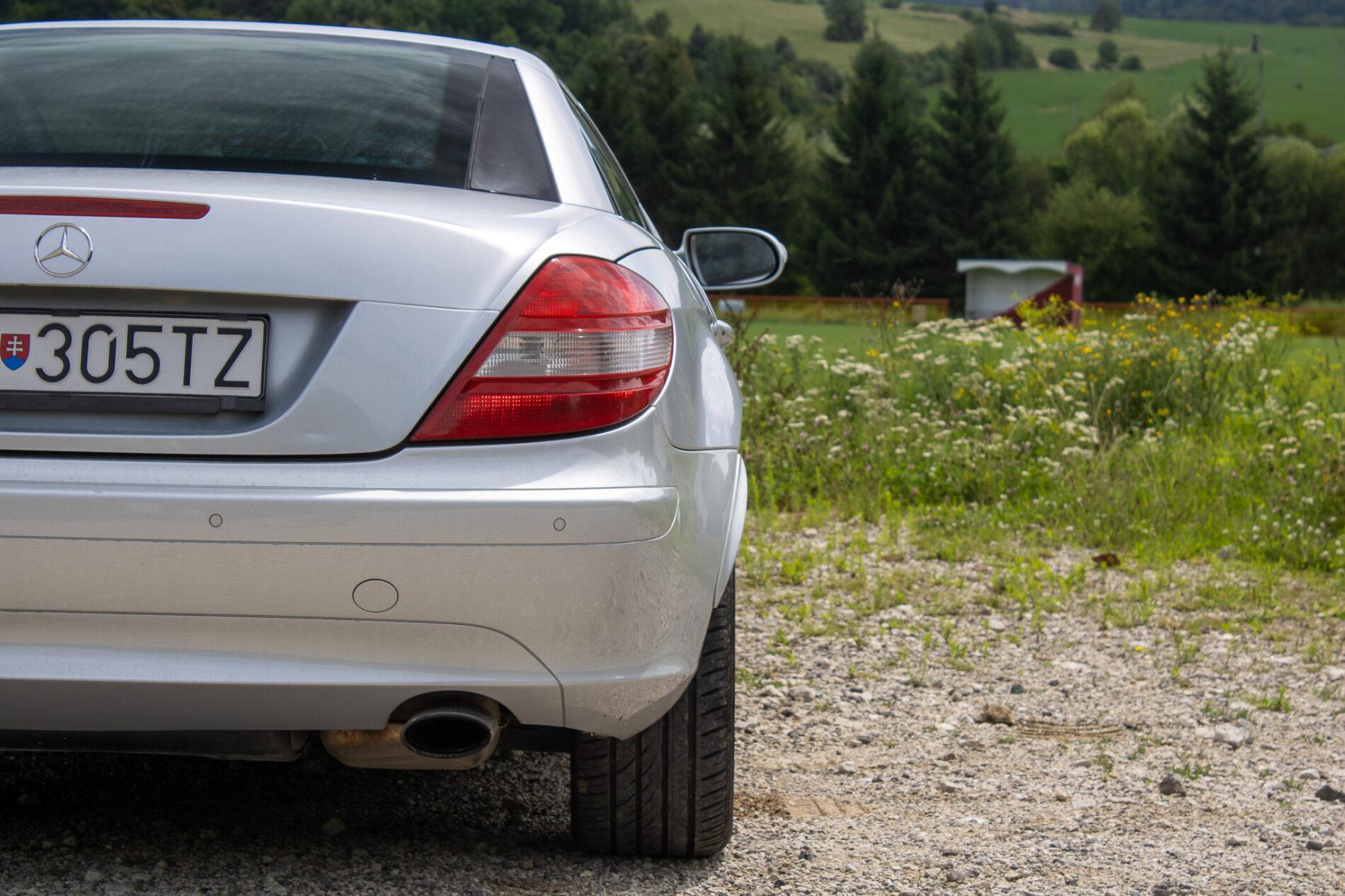 2004 Mercedes-Benz SLK 350, šedá kabriolet, 226 941 km