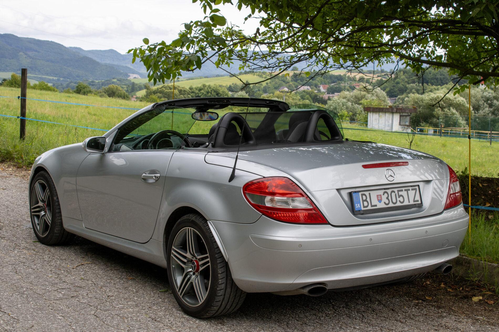 2004 Mercedes-Benz SLK 350, šedá kabriolet, 226 941 km