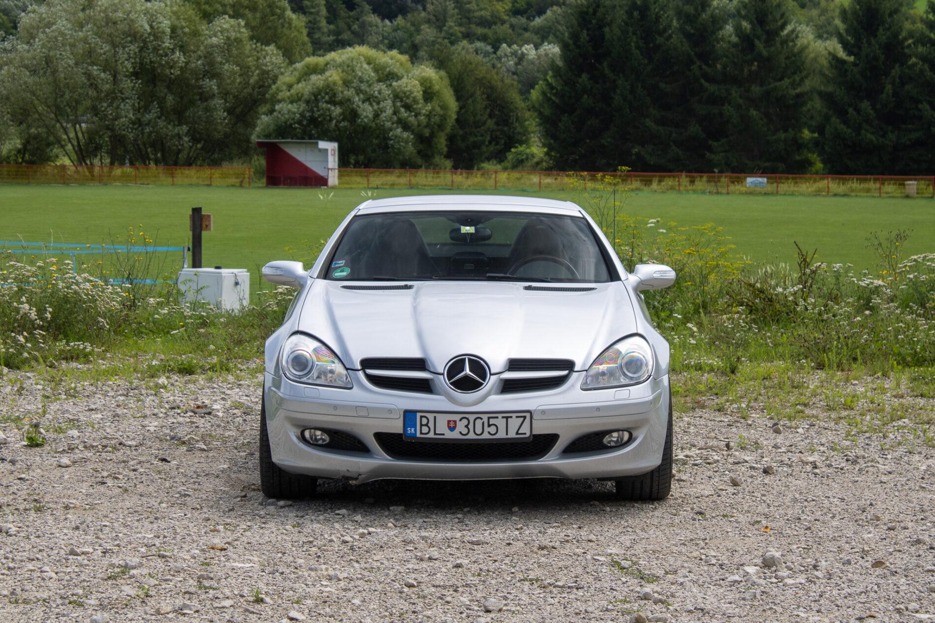 2004 Mercedes-Benz SLK 350, šedá kabriolet, 226 941 km