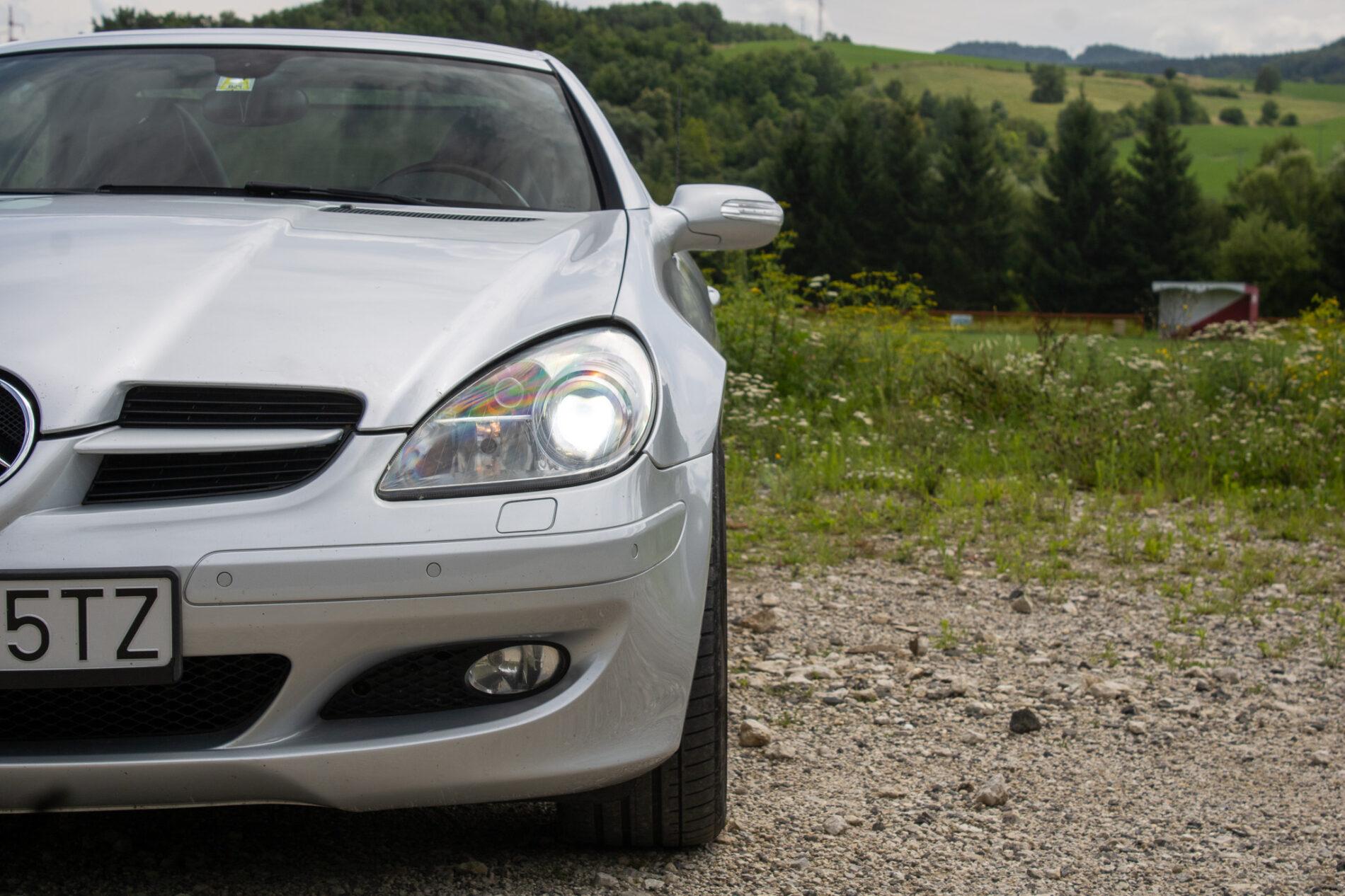2004 Mercedes-Benz SLK 350, šedá kabriolet, 226 941 km