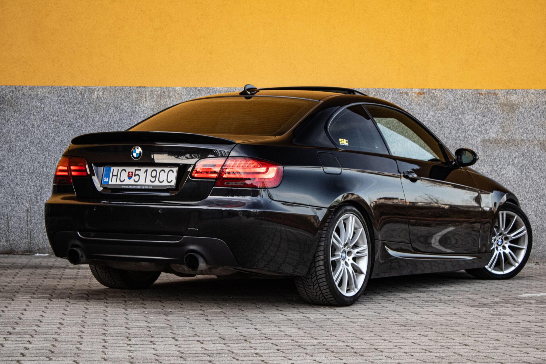 2007 BMW 335i, černá kupé, 345 000 km