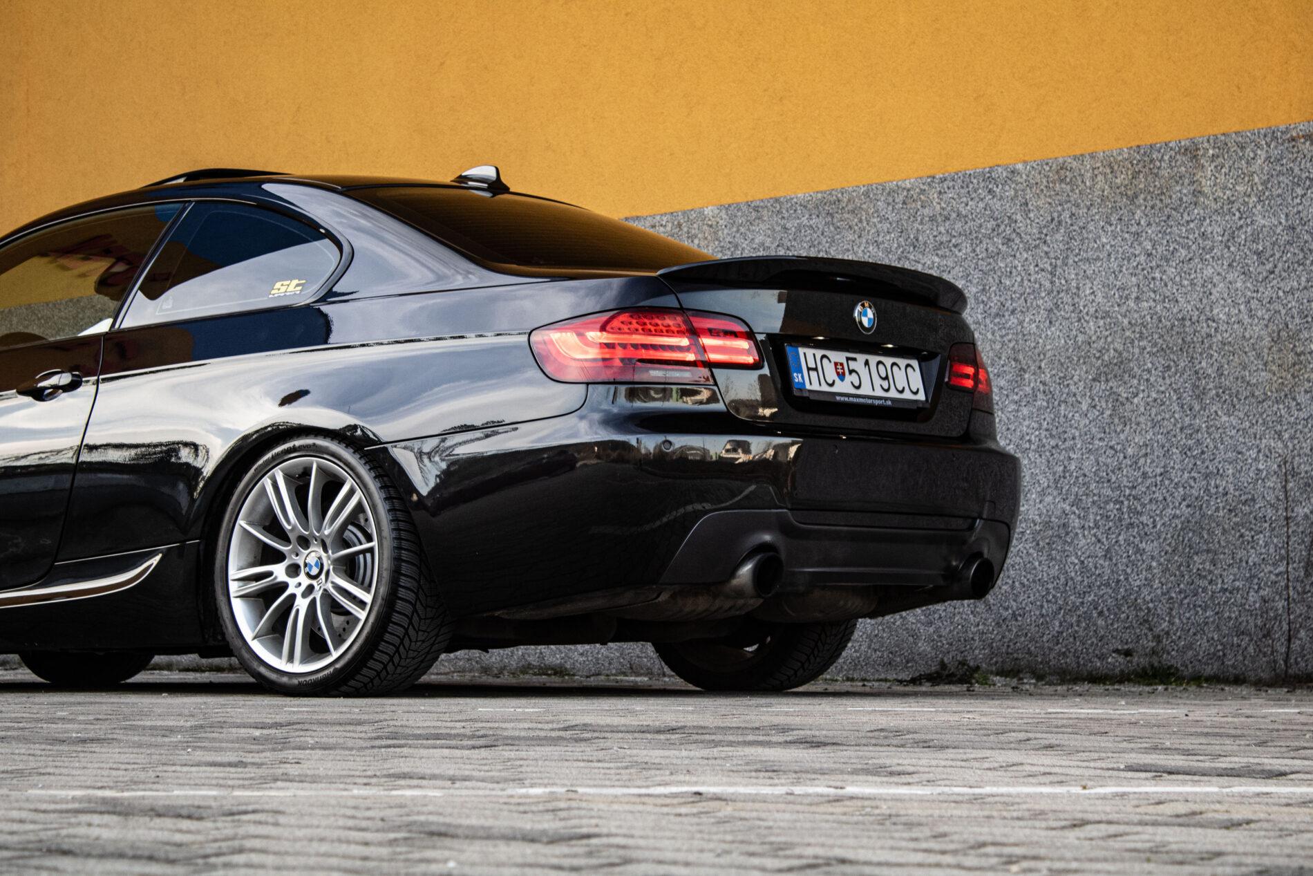 2007 BMW 335i, černá kupé, 345 000 km