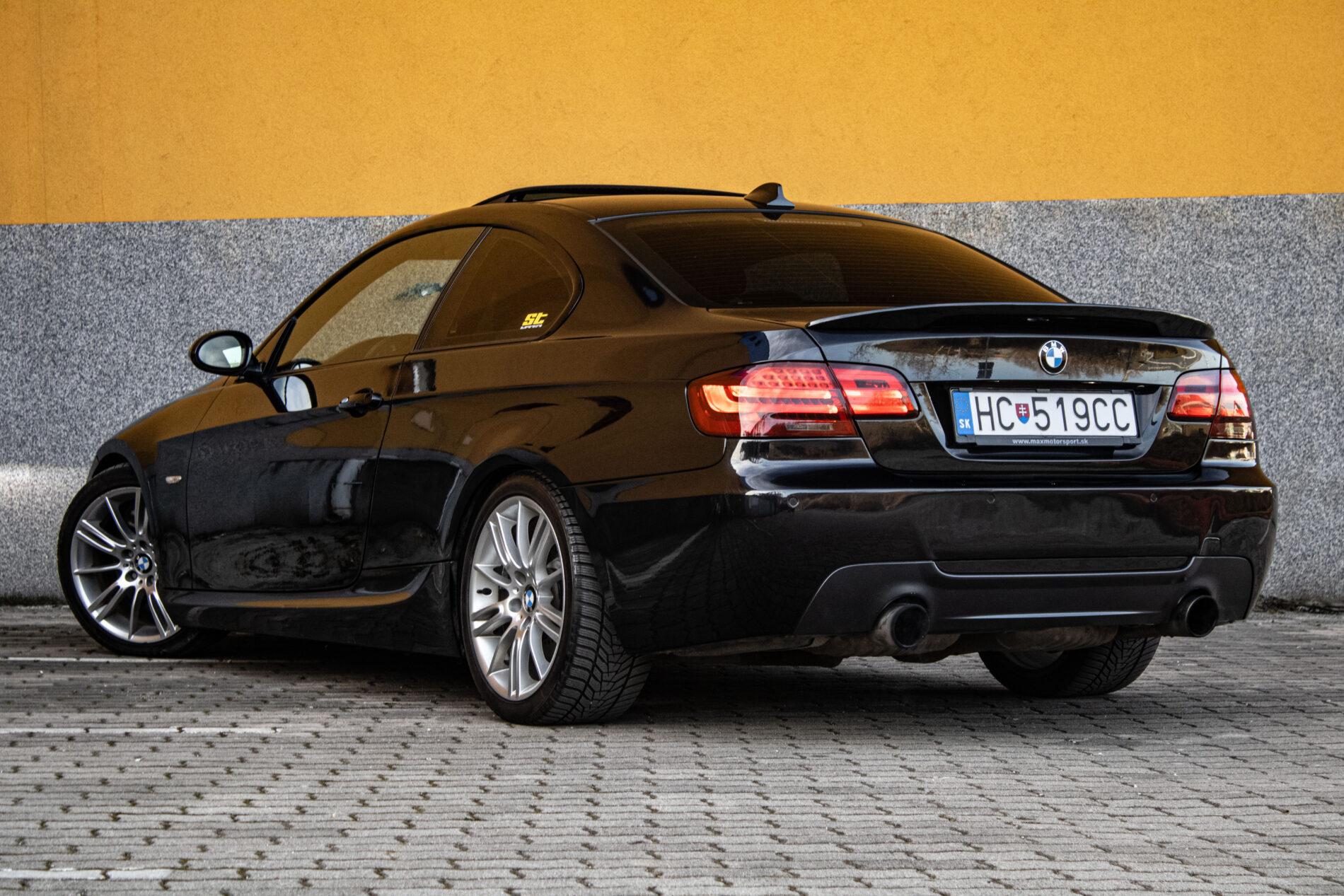 2007 BMW 335i, černá kupé, 345 000 km