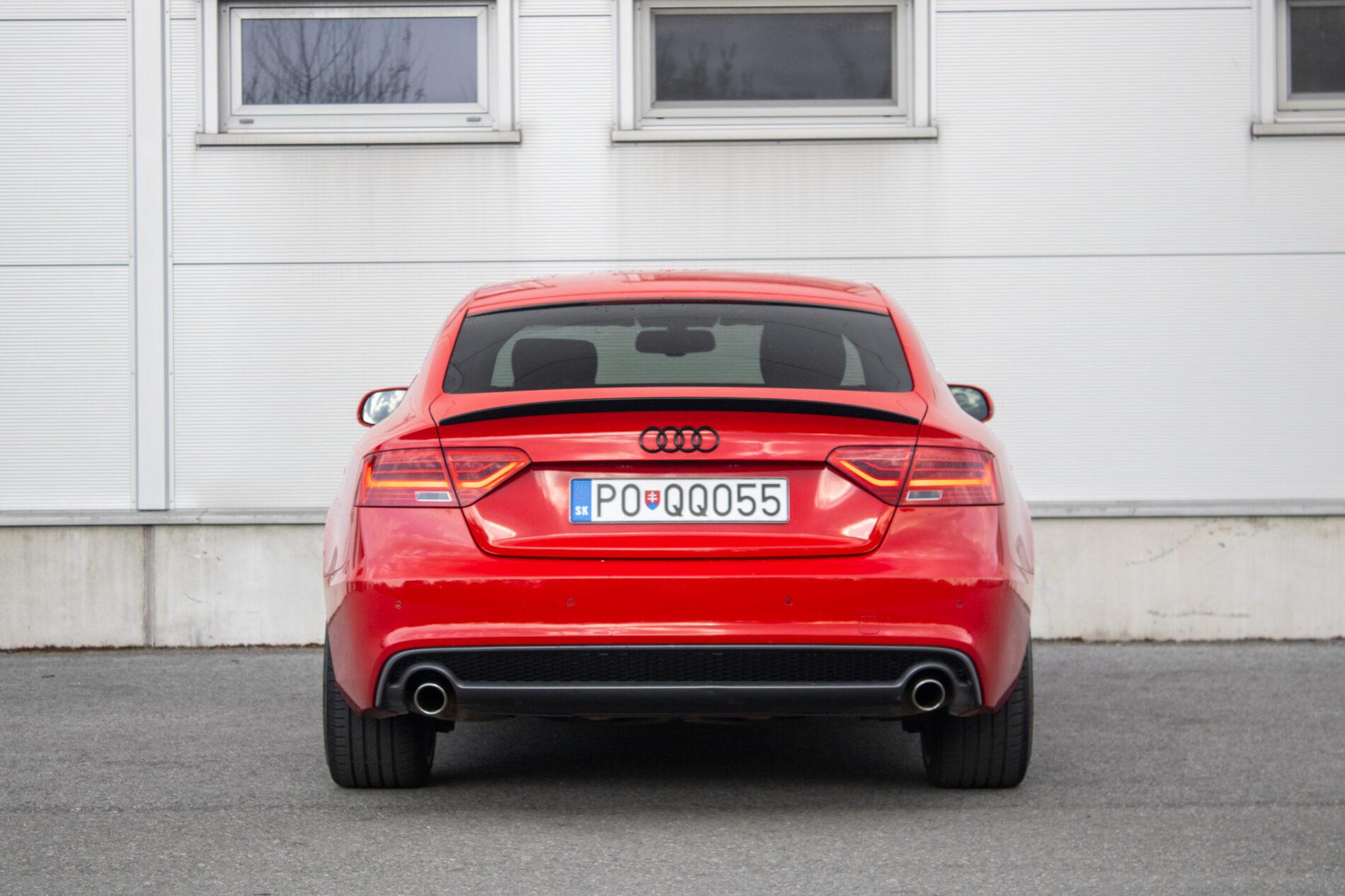 2012 AUDI A5, červená kupé, 142 939 km