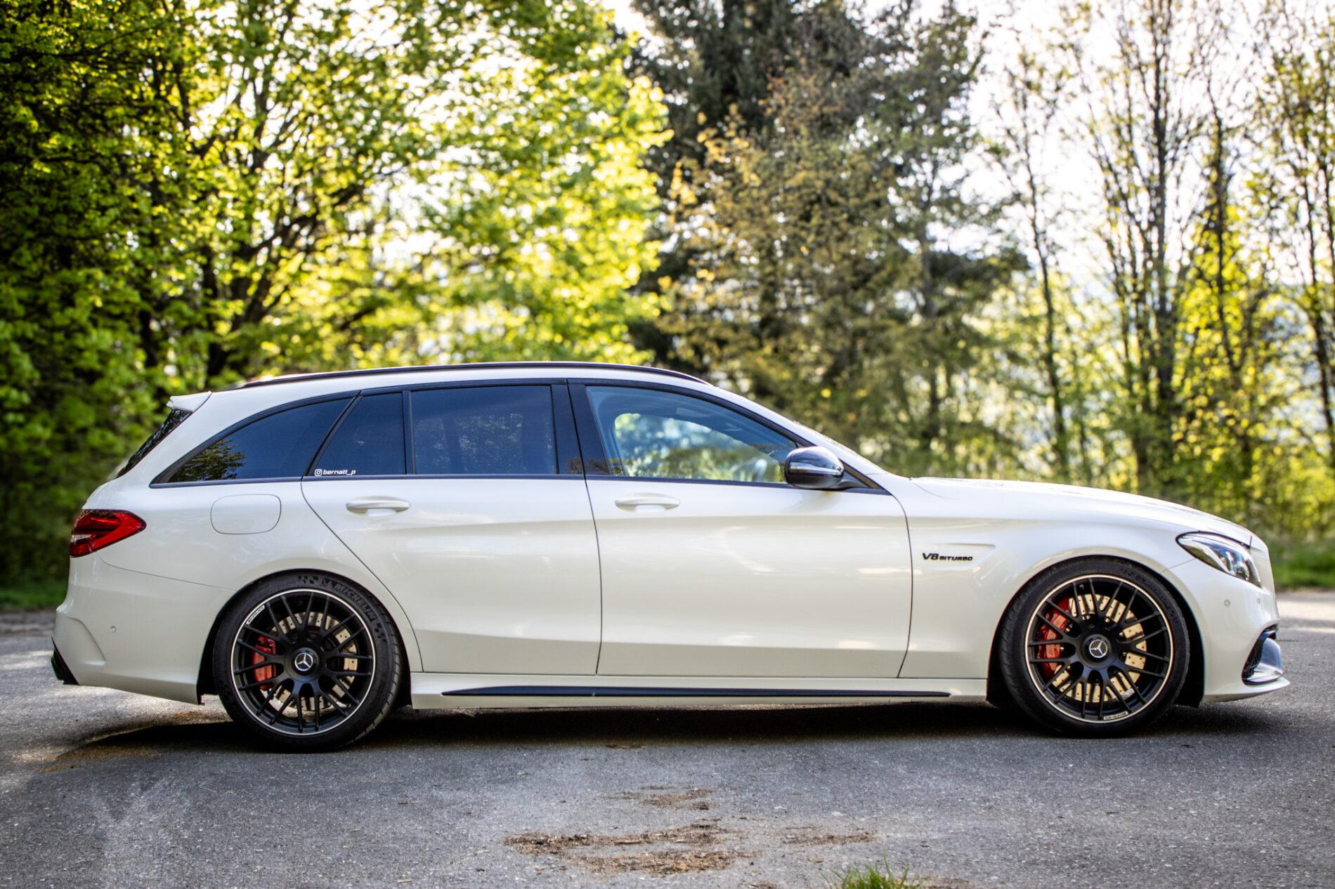 2017 Mercedes-Benz C 63 AMG S, bílá kombi, 79 170 km