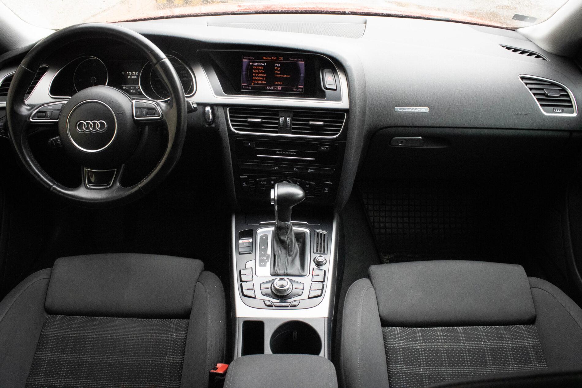 2013 AUDI A5, červená, 187 000 km