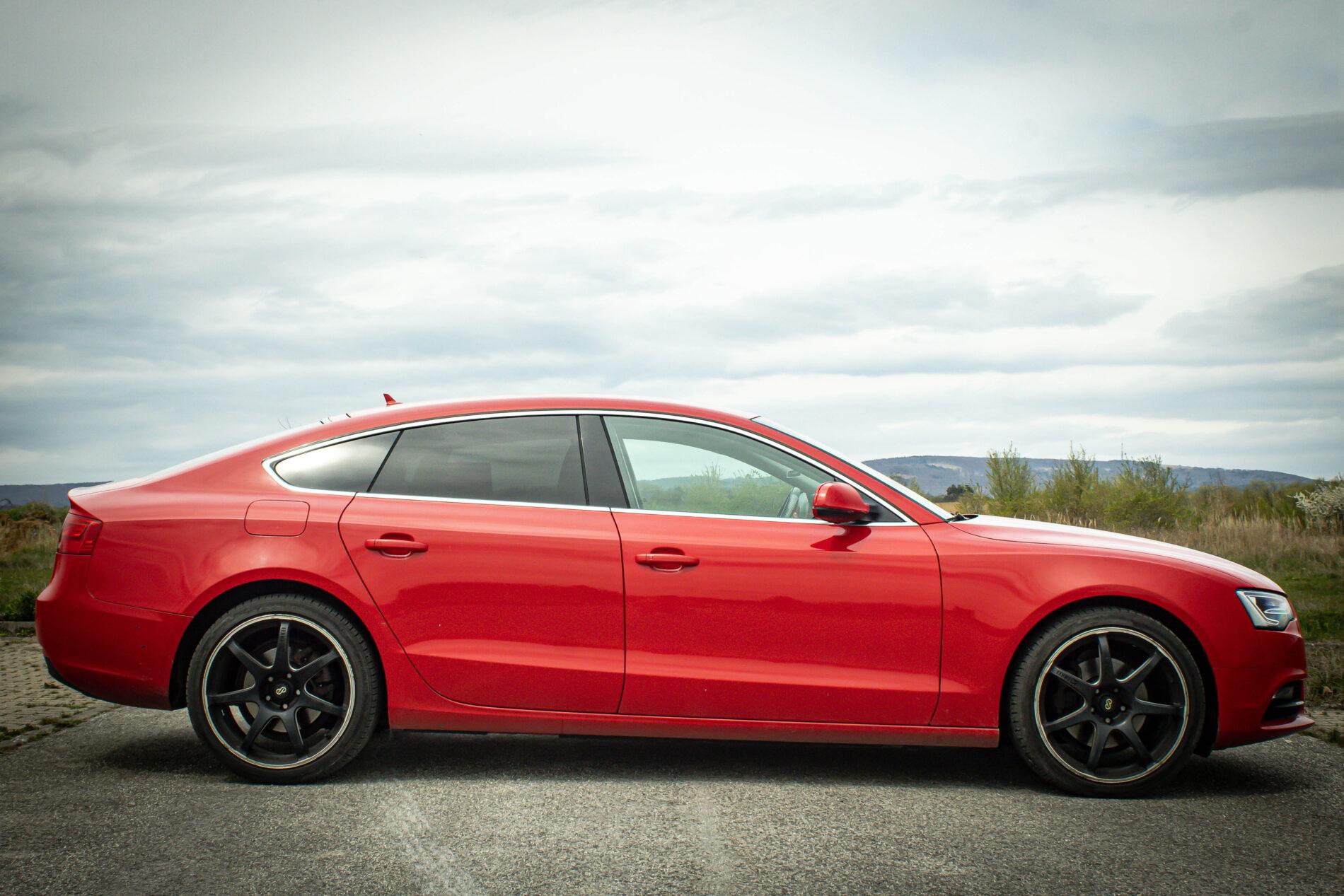 2013 AUDI A5, červená, 187 000 km