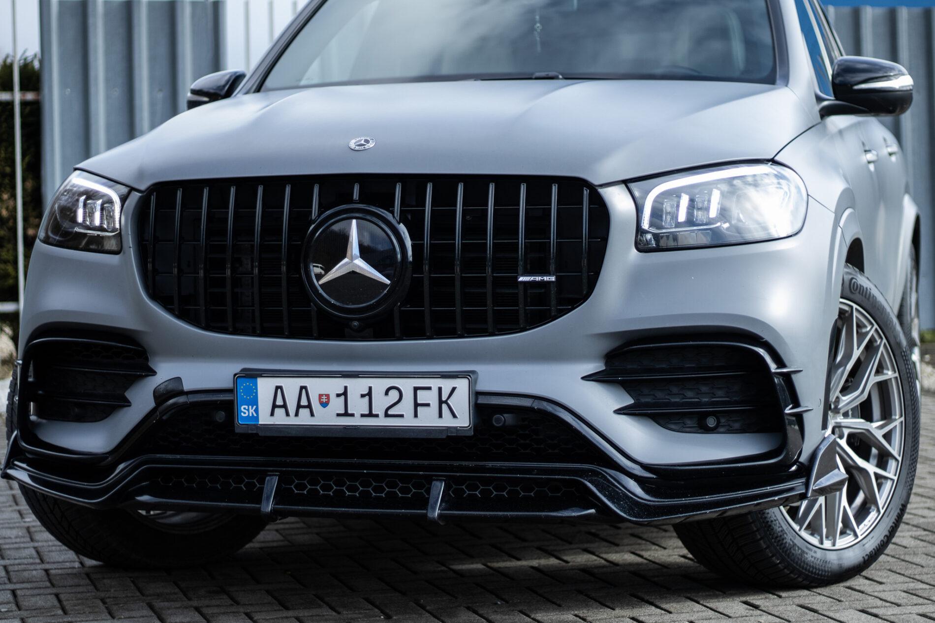 2021 Mercedes-Benz GLS 580, šedá suv, 109 687 km
