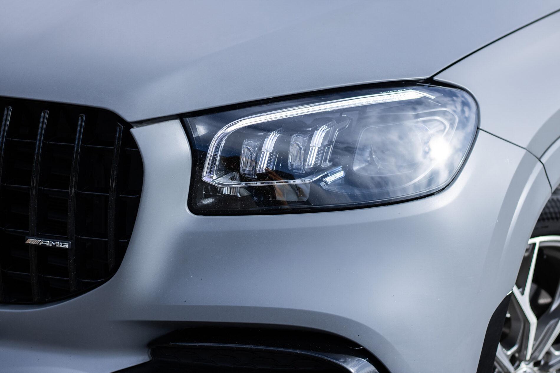 2021 Mercedes-Benz GLS 580, šedá suv, 109 687 km