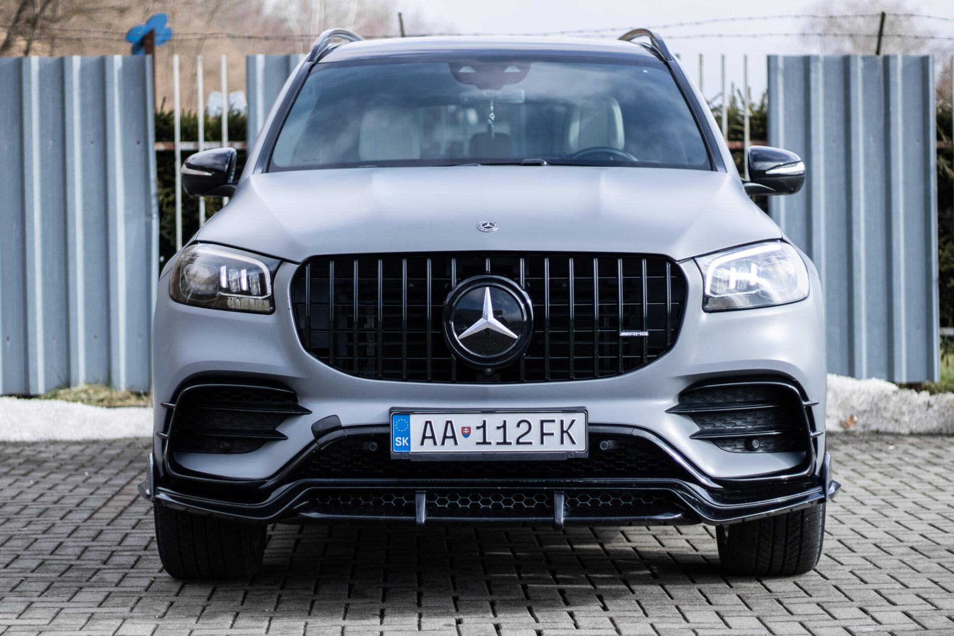 2021 Mercedes-Benz GLS 580, šedá suv, 109 687 km