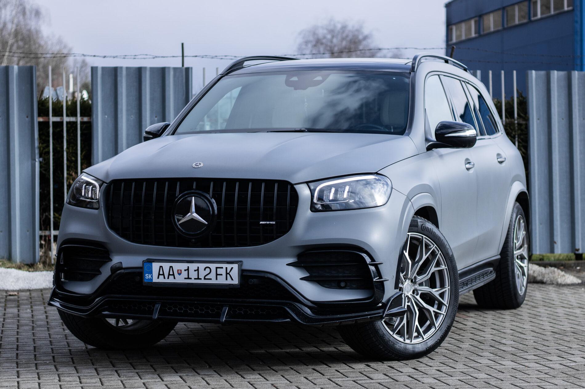 2021 Mercedes-Benz GLS 580, šedá suv, 109 687 km