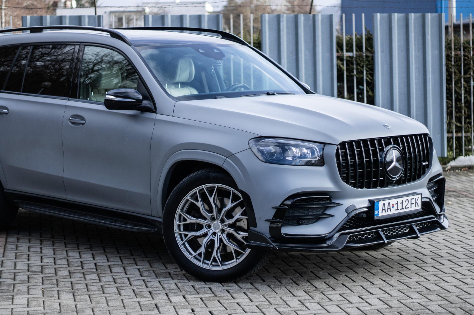 2021 Mercedes-Benz GLS 580, šedá suv, 109 687 km