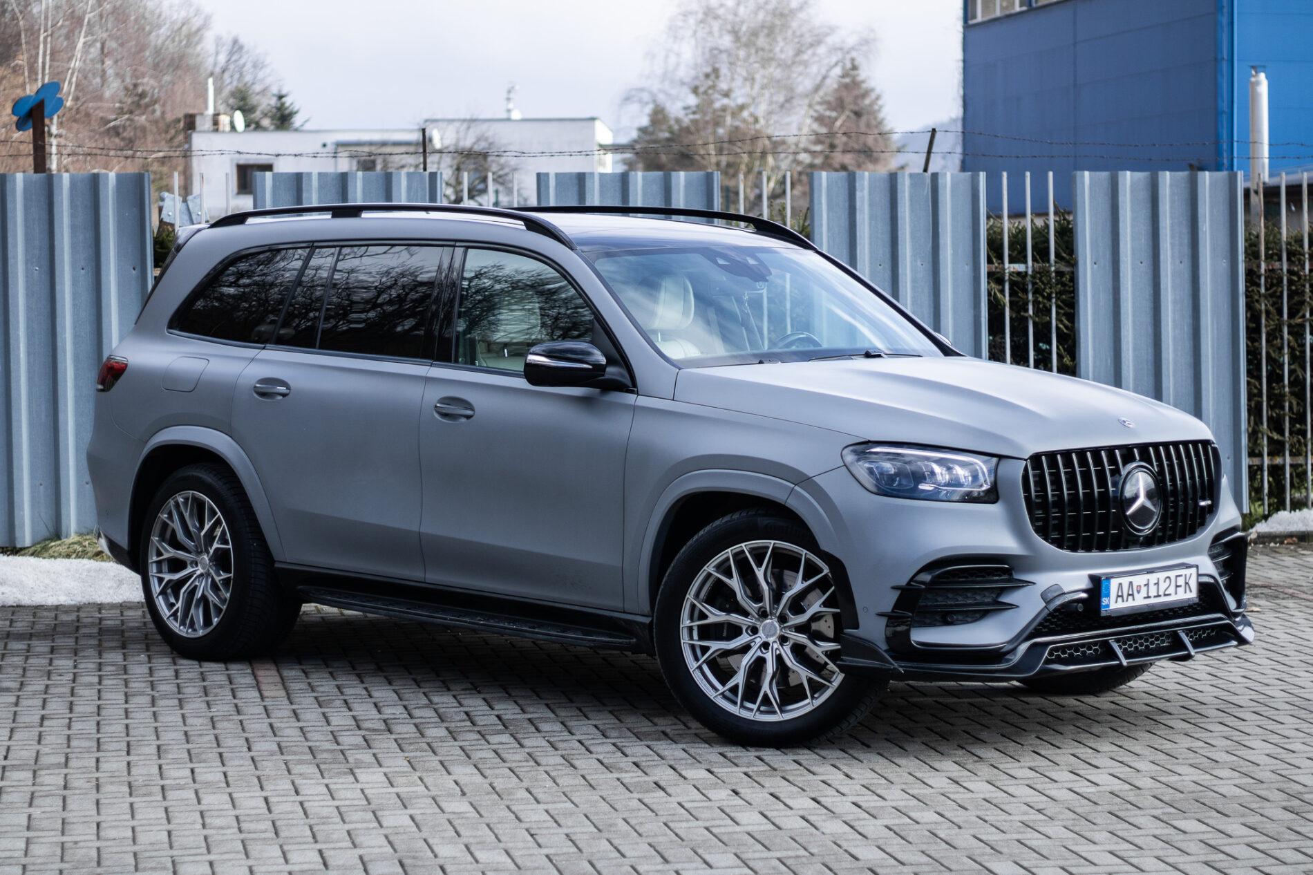 2021 Mercedes-Benz GLS 580, šedá suv, 109 687 km