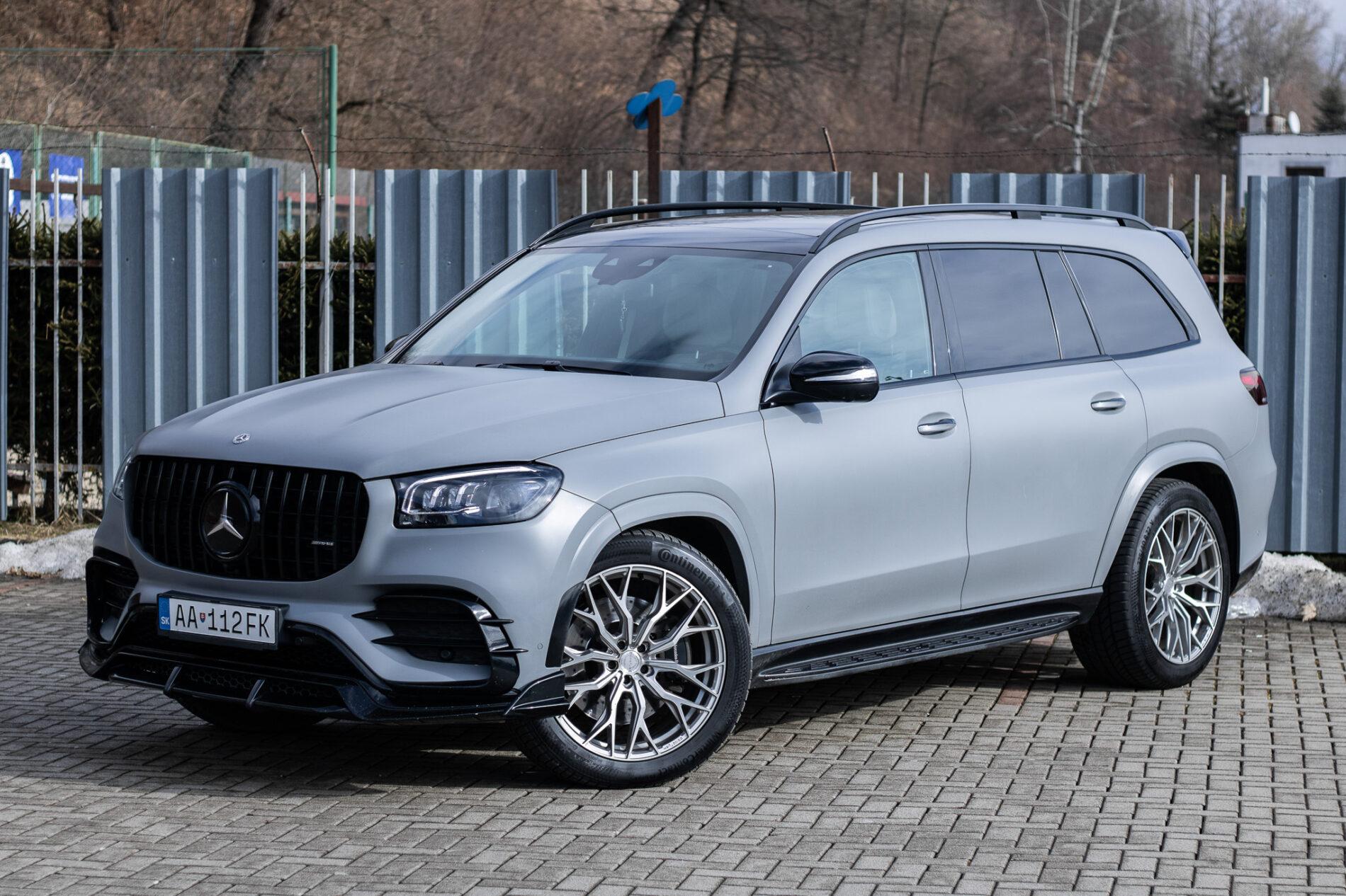 2021 Mercedes-Benz GLS 580, šedá suv, 109 687 km