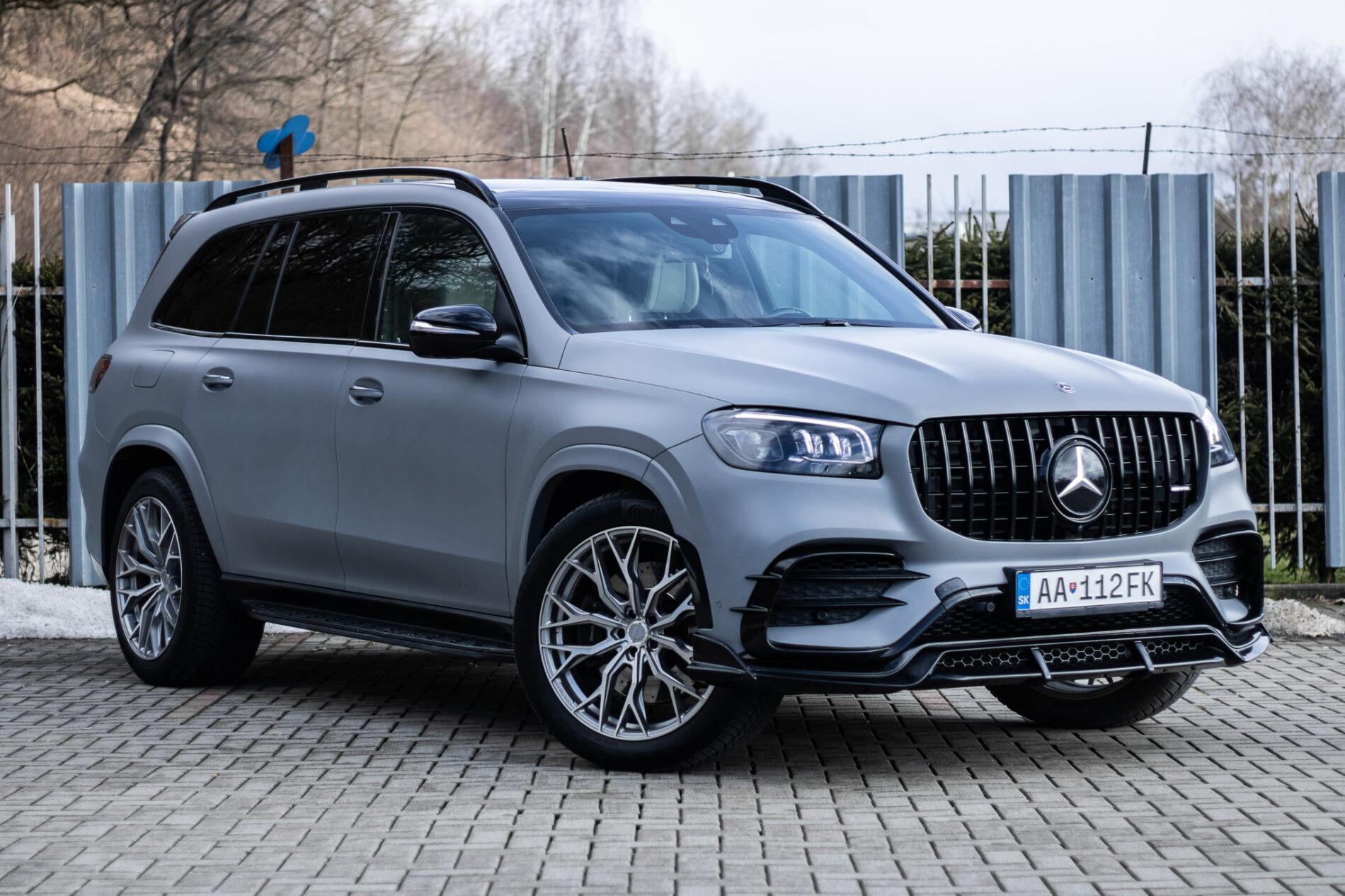 2021 Mercedes-Benz GLS 580, šedá suv, 109 687 km