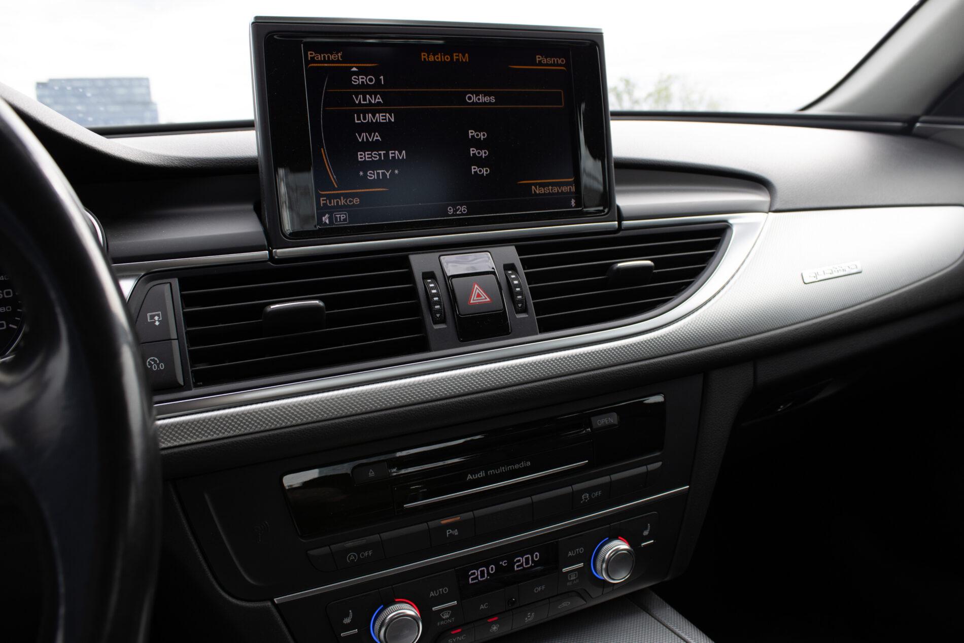 2013 AUDI A6, černá sedan, 335 544 km