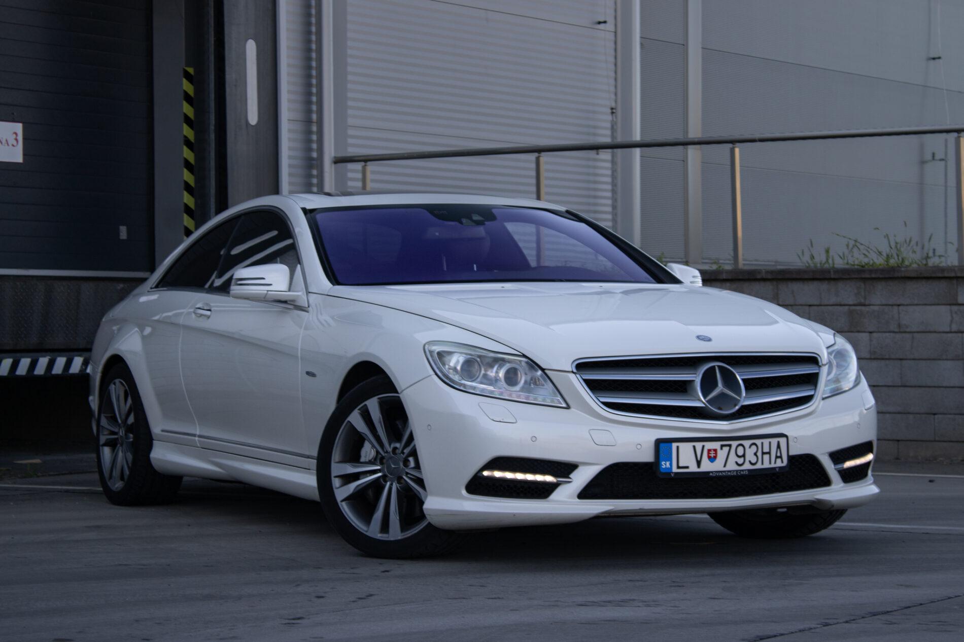 2011 Mercedes-Benz CL 500, bílá kupé, 217 725 km
