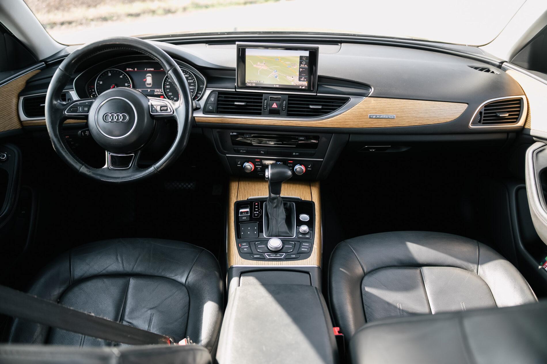 2012 AUDI A6, hnědá kombi, 242 101 km