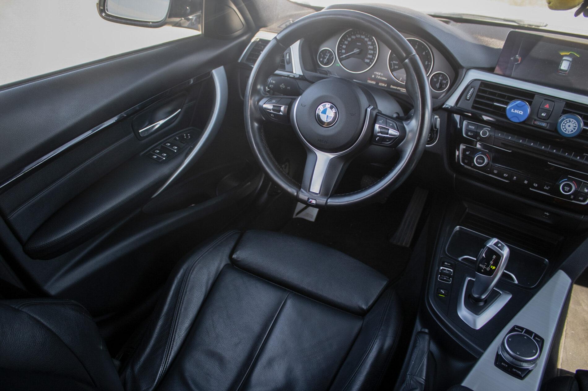 2017 BMW 335d, bílá kombi, 150 450 km