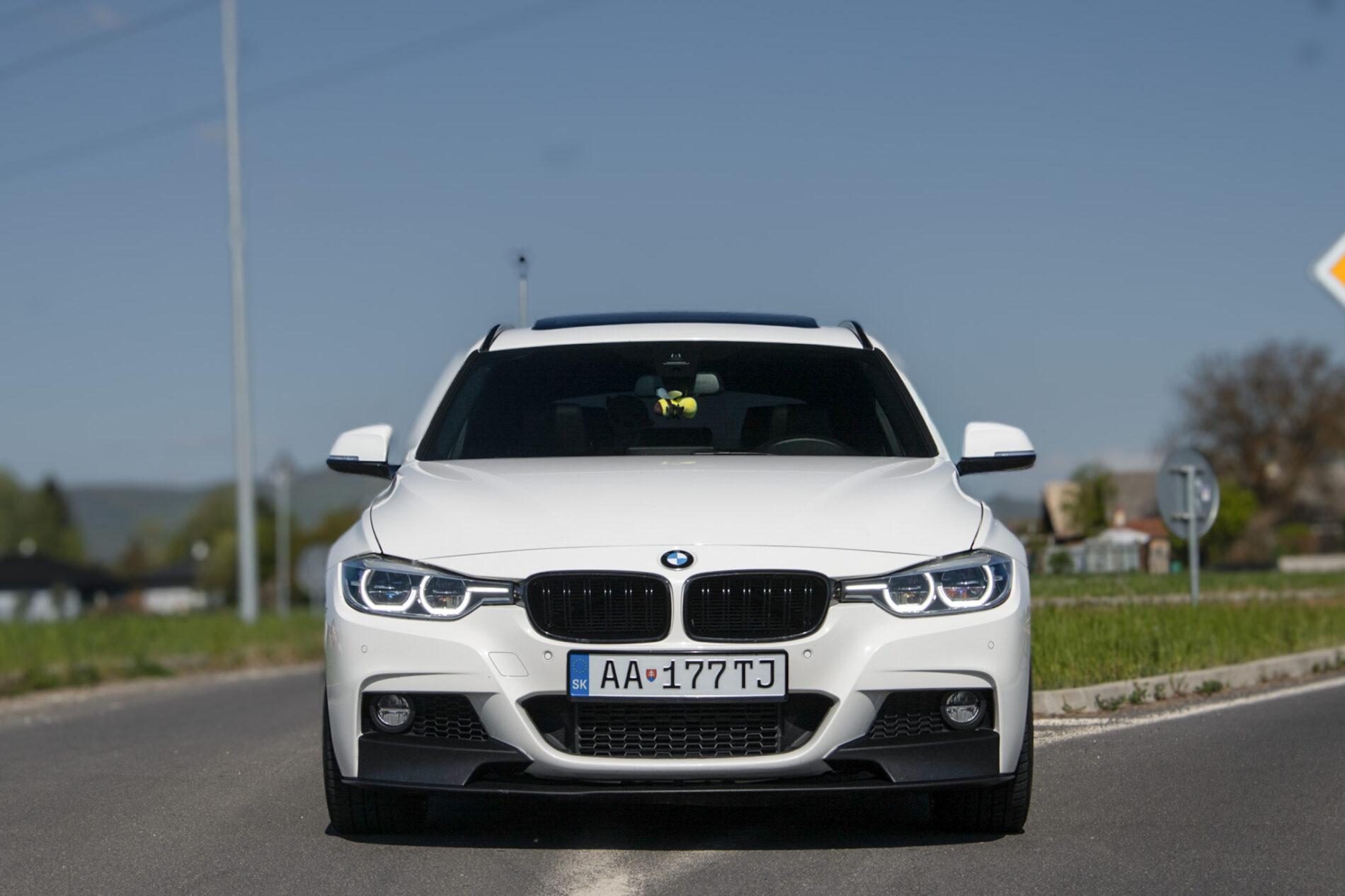 2017 BMW 335d, bílá kombi, 150 450 km