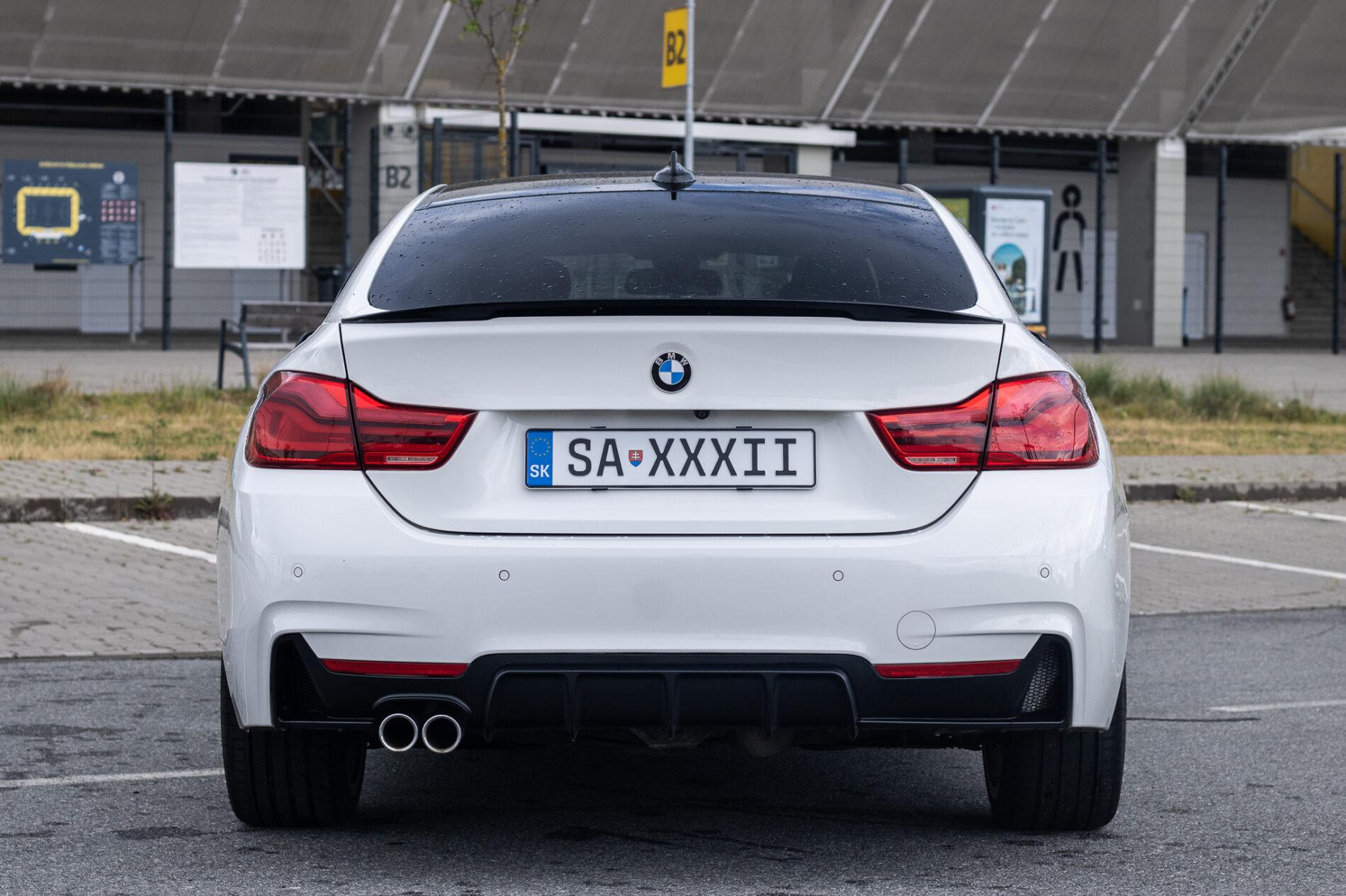 2017 BMW 435d, bílá sedan, 160 247 km