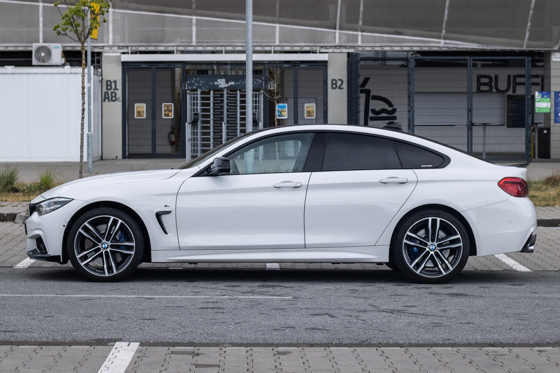2017 BMW 435d, bílá sedan, 160 247 km