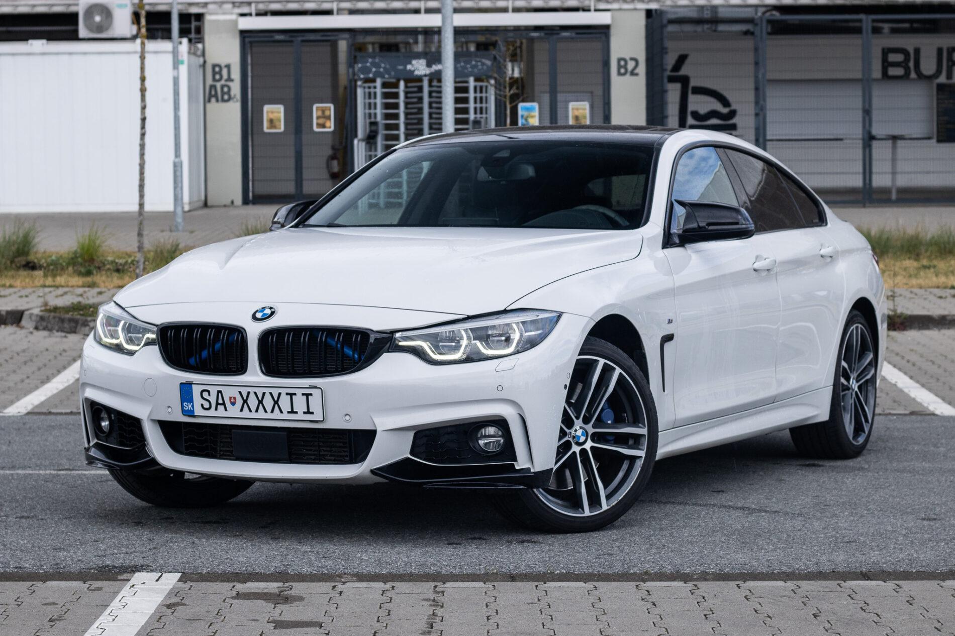 2017 BMW 435d, bílá sedan, 160 247 km