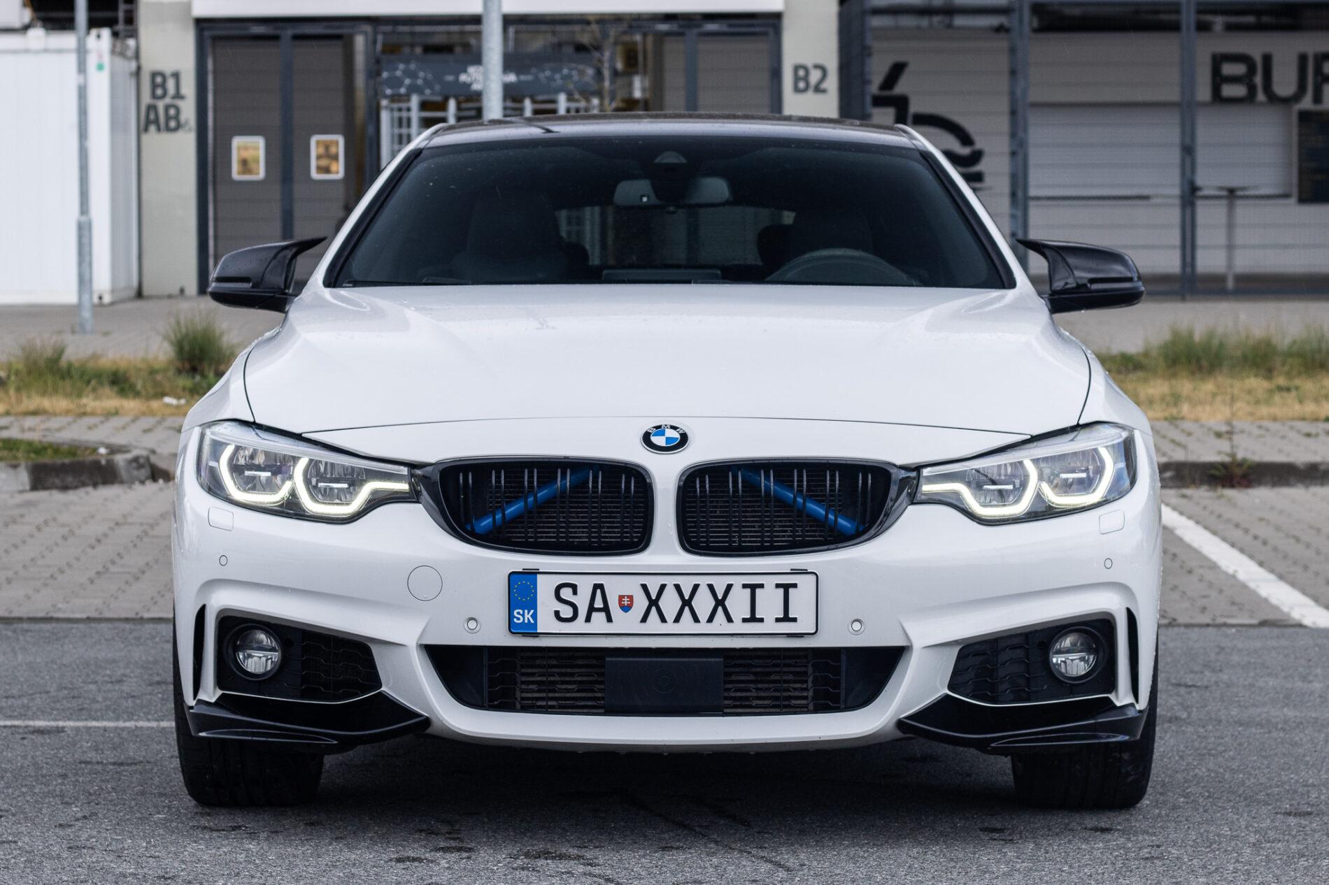 2017 BMW 435d, bílá sedan, 160 247 km