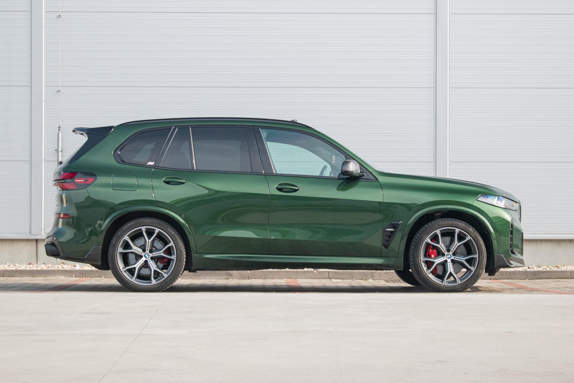 2023 BMW X5 M50i, zelená suv, 47 415 km