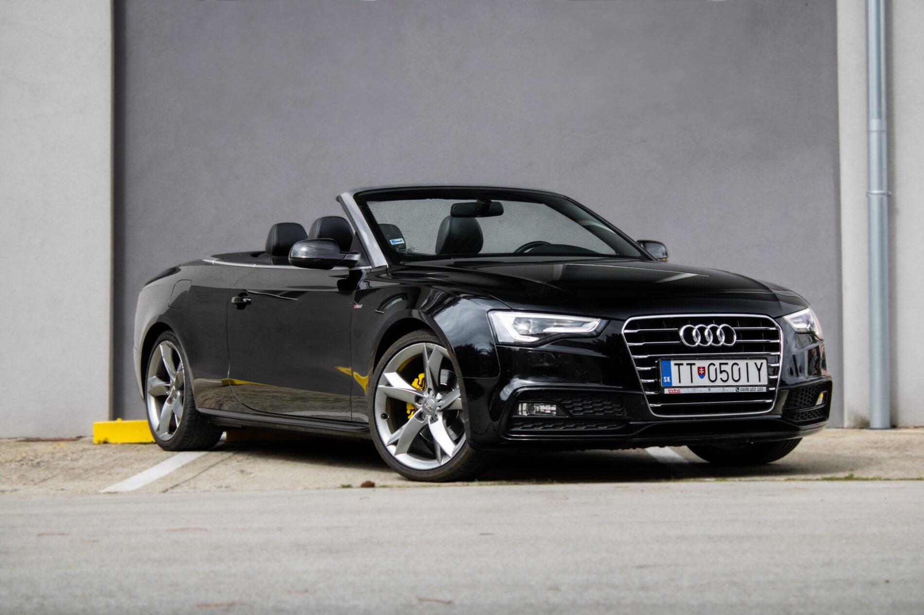 2016 AUDI A5, černá kabriolet, 102 645 km