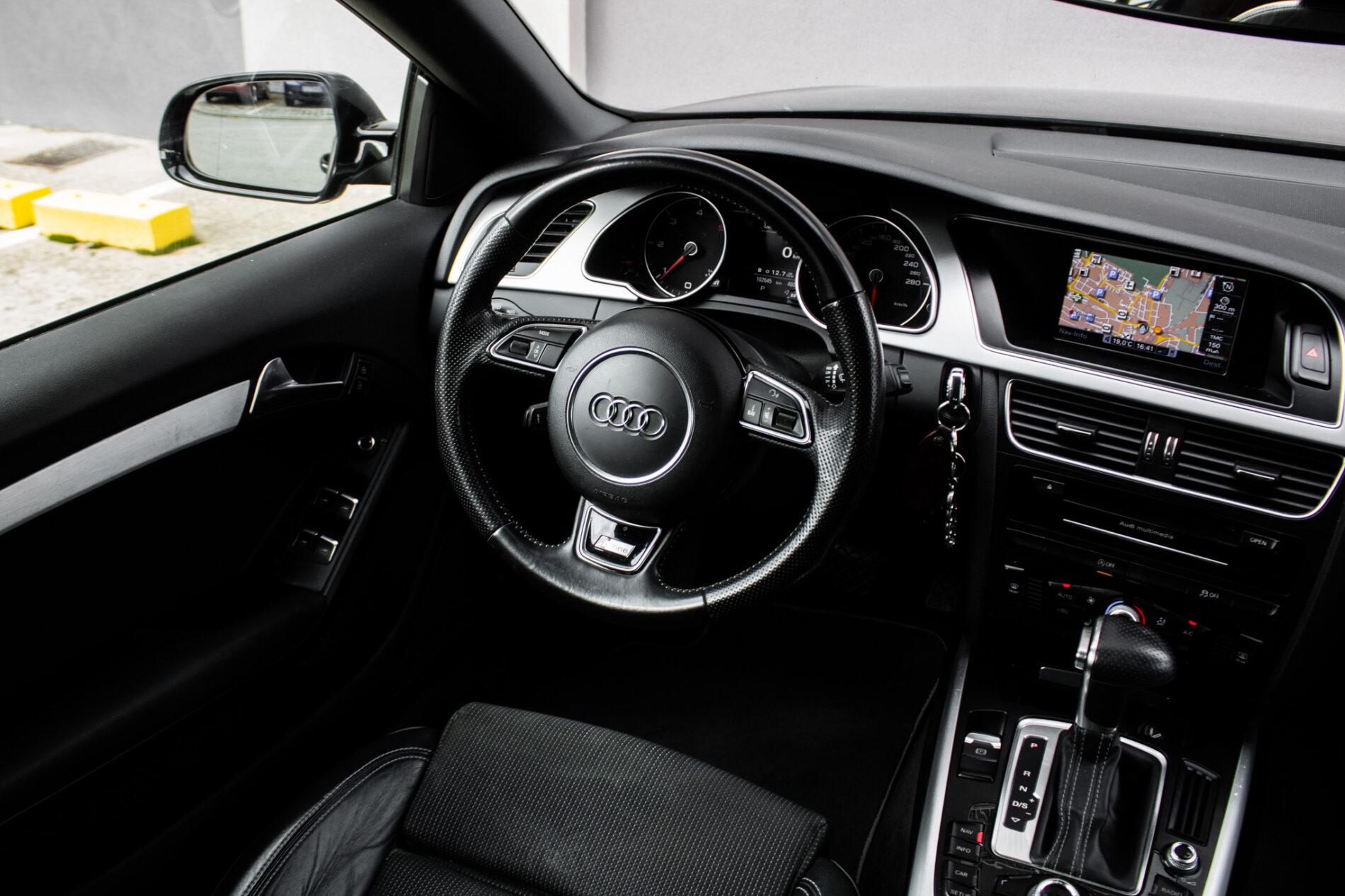 2016 AUDI A5, černá kabriolet, 102 645 km